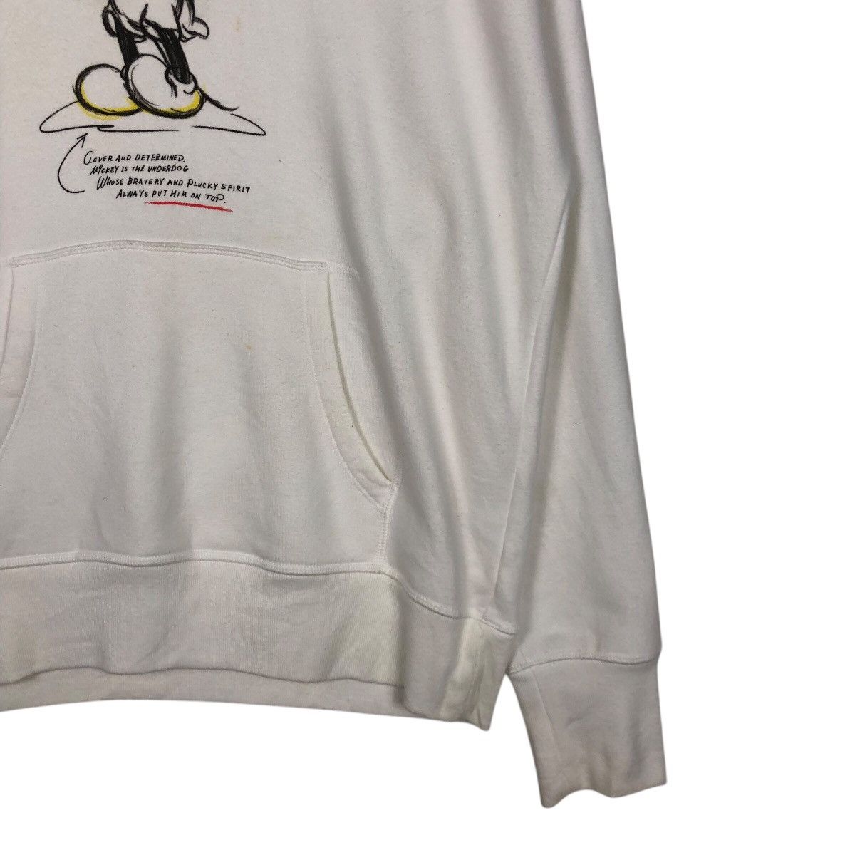 Japanese Brand × Uniqlo 📌Vintage Pull Over Hoodie Sweatshirt Mickey Mouse Big Logo Size US M / EU 48-50 / 2 - 6 Thumbnail