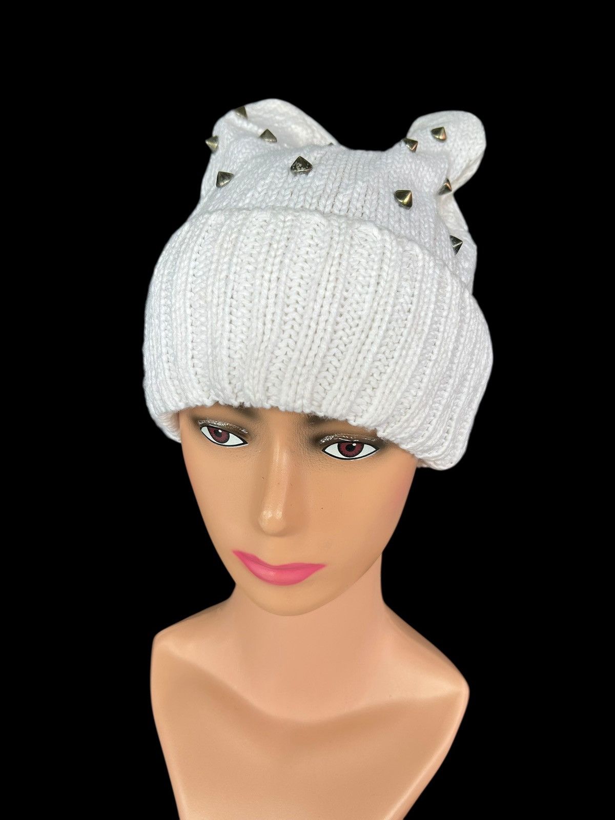 14th Addiction × Japanese Brand Japanese Punk Bondage Horn Devil Knitt Beanie Hats Size ONE SIZE - 6 Thumbnail
