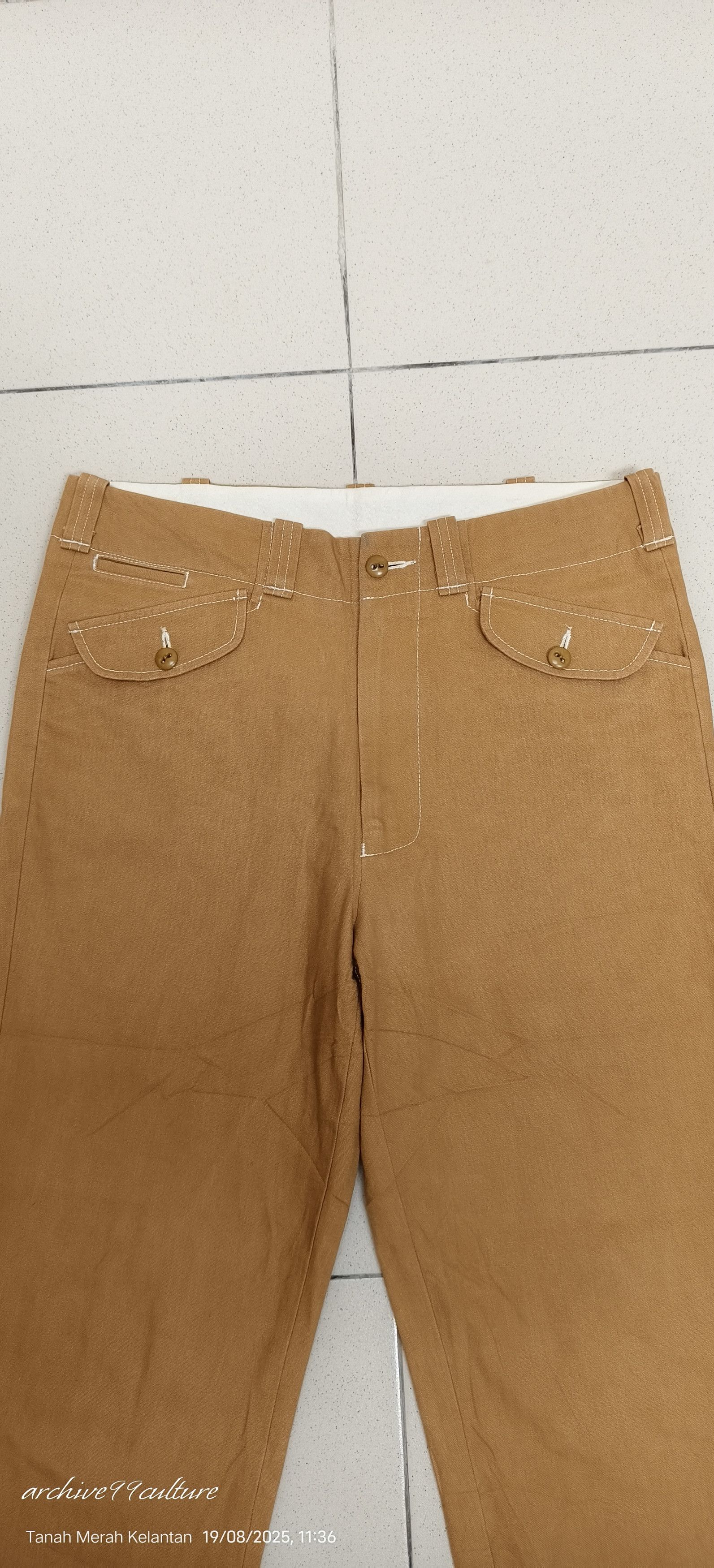 Japanese Brand Archive M Sixteen M-16 Cotton duck hunting trousers Size US 32 / EU 48 - 9 Thumbnail