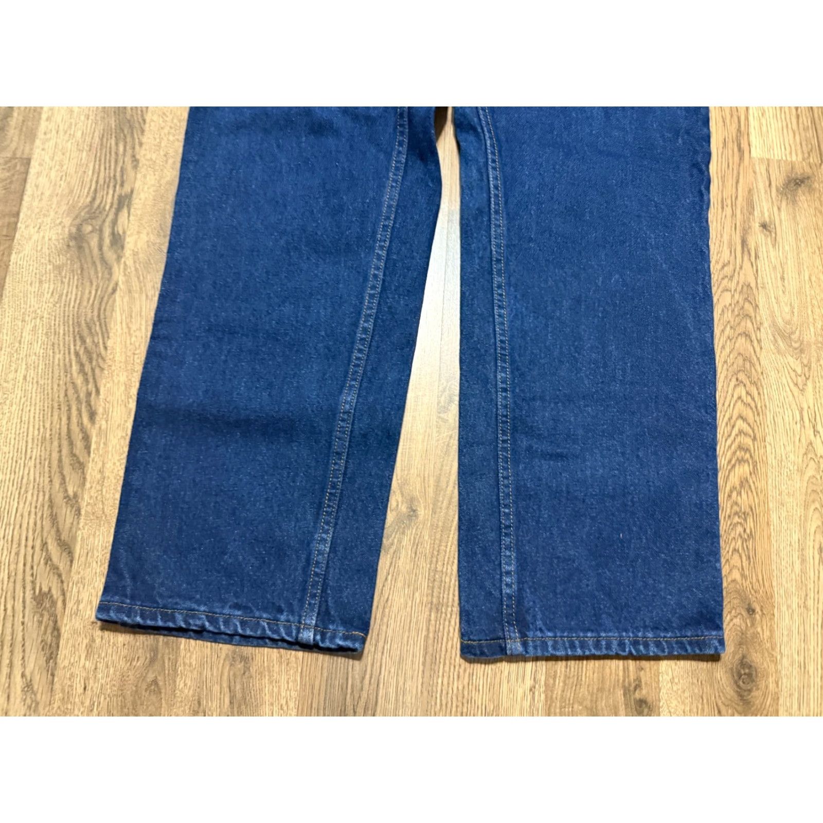 Lee Lee Jeans Men 40x30 Blue Denim Straight Mid Rise Regular Fit Jeans Size US 40 / EU 56 - 3 Thumbnail