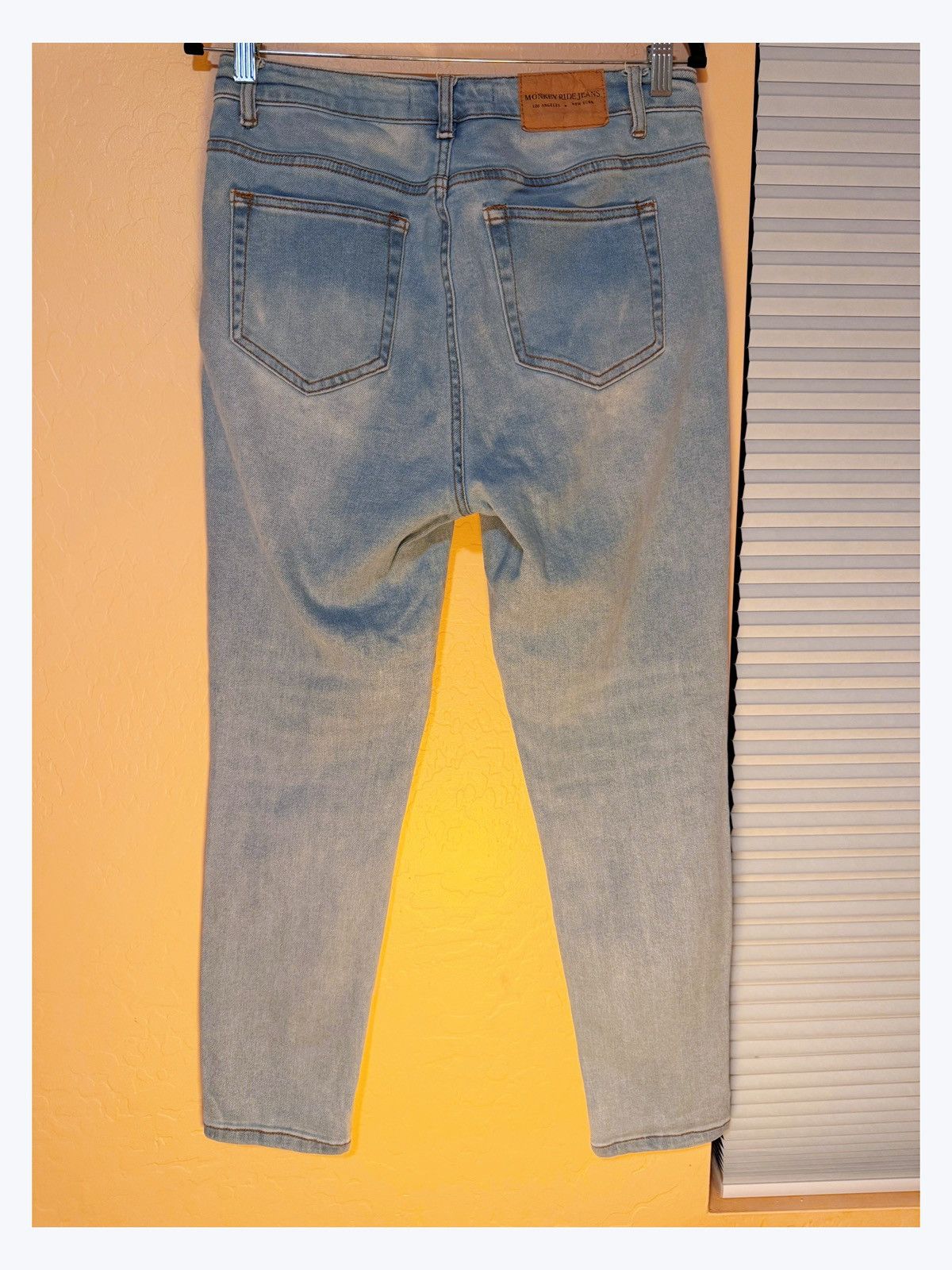 Other Monkey Ride Jeans Original Vintage – Light Wash Skinny Size 32" / US 10 / IT 46 - 6 Thumbnail