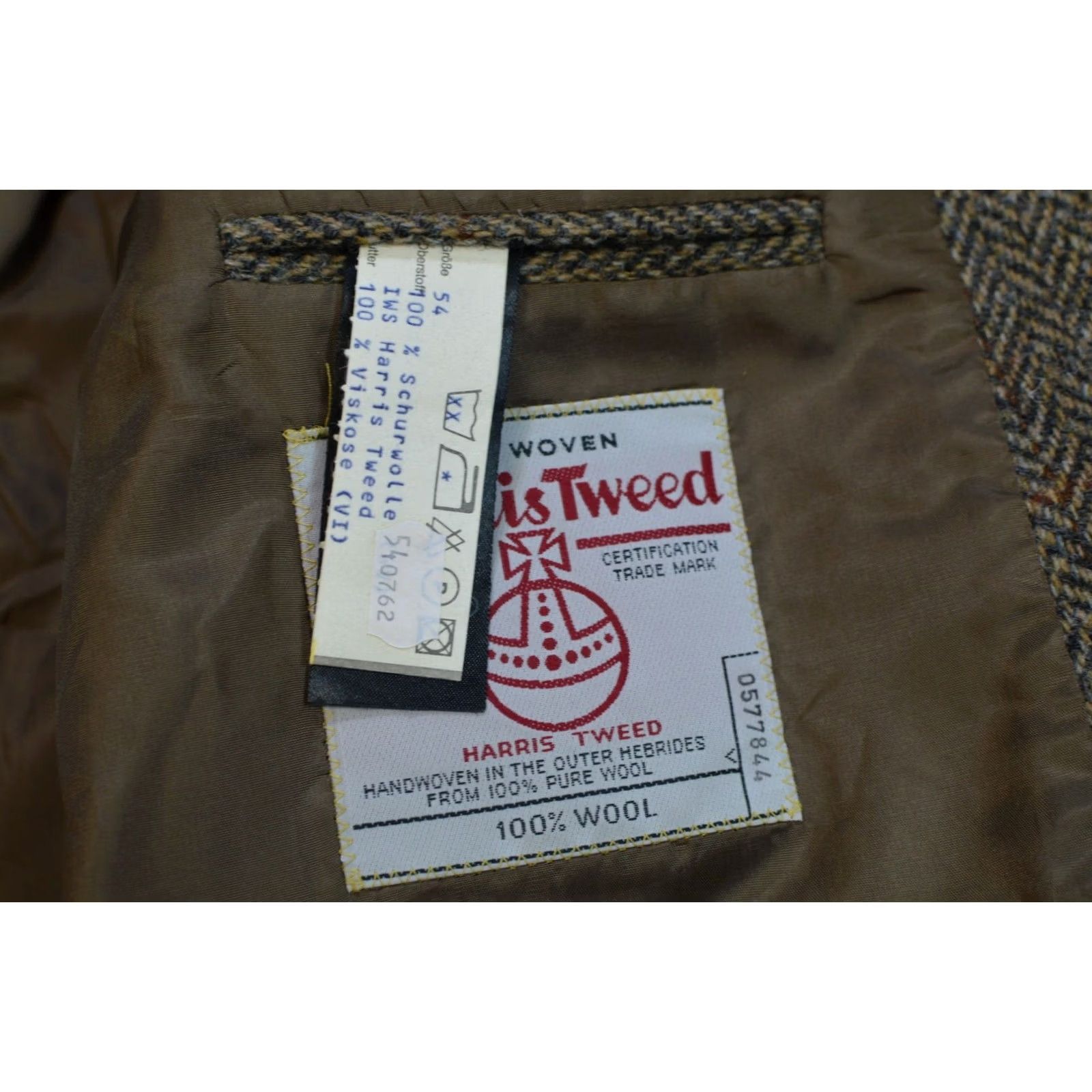 Harris Tweed Harris Tweed Future 211 Wool Blazer Desch Town & Country 54 Brown Mens Jacket Blazer Wool 100% Vintage? Size 54R - 6 Thumbnail
