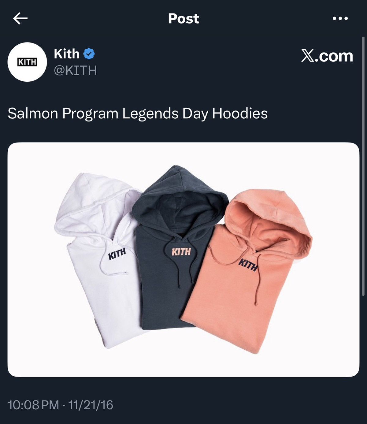 Kith Kith 2016 Legends Day - Salmon Hoodie Men’s Medium Size US M / EU 48-50 / 2 - 11 Thumbnail