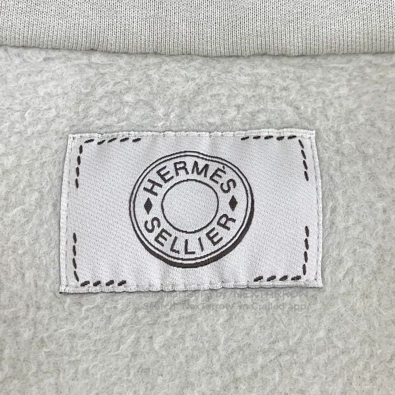 Hermes Hermes Grey Half Zip Hooded Long Sleeve Jacket Size L / US 10 / IT 46 - 5 Thumbnail