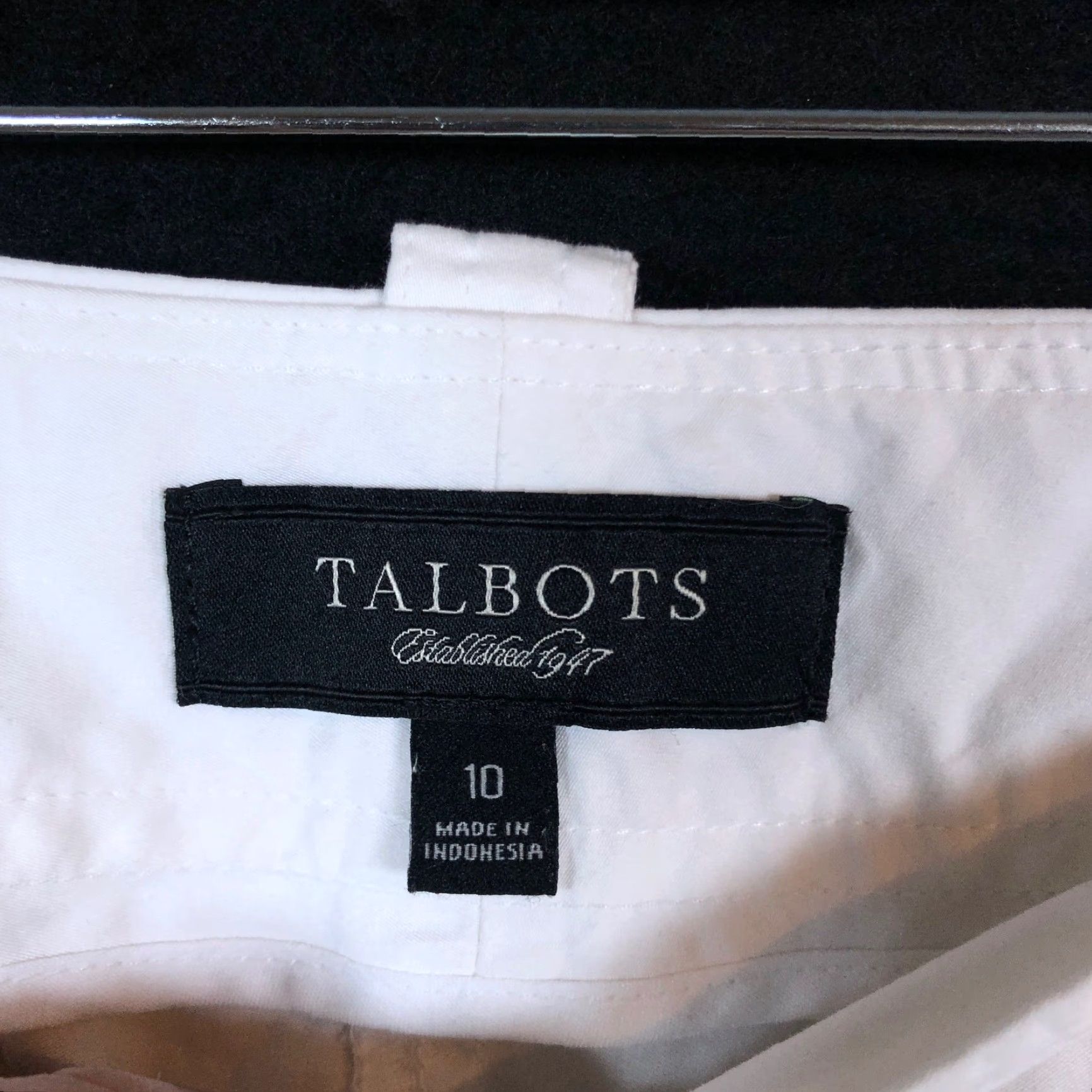 Talbots Talbots Womens Pants White High Rise Signature Zip Cargo Pockets Stretch 10 Size 24" / US 00 / IT 34 - 4 Thumbnail