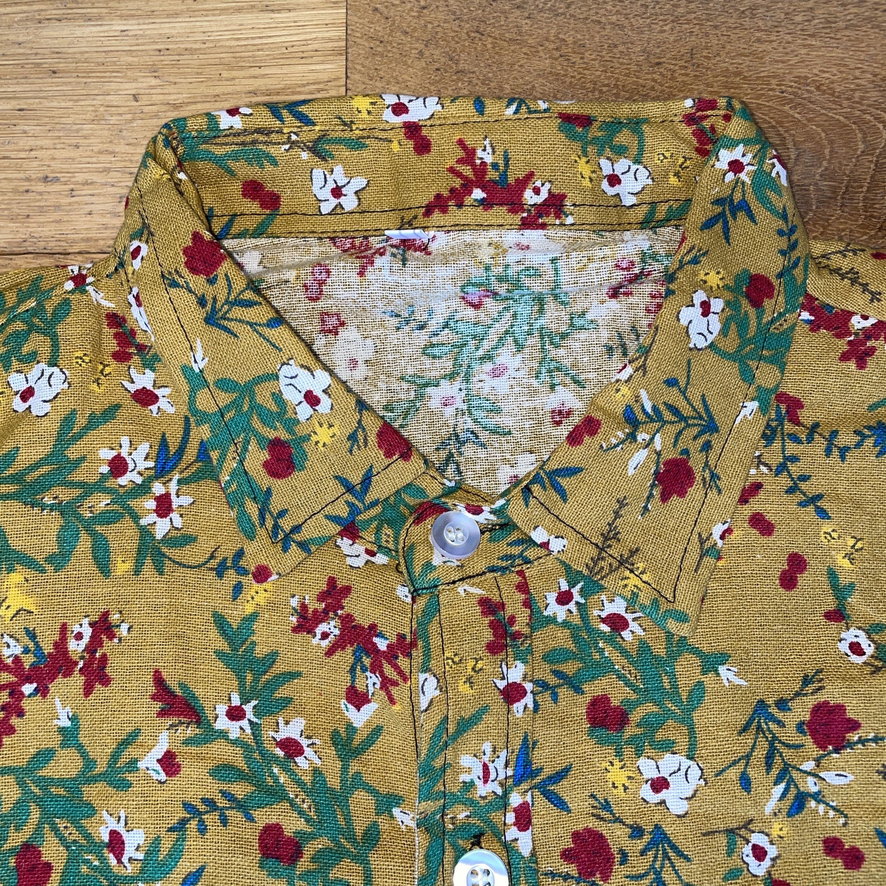Shein Shein Men's Fashion Shirt Cotton Flowers Summer Size Xl Size US XL / EU 56 / 4 - 2 Thumbnail