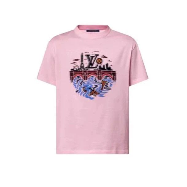 Louis Vuitton Louis Vuitton FW25 Pink City Print Short Sleeve Size US XXL / EU 58 / 5 - 1 Thumbnail