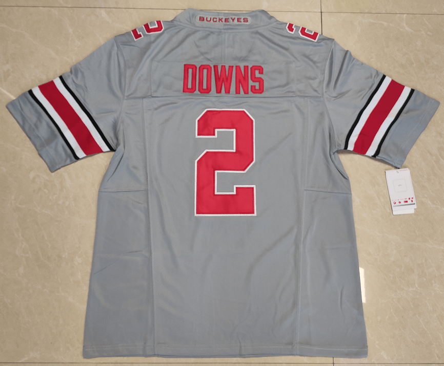 Other Men's Ohio State Buckeyes #2 Caleb Downs Jersey Gray 2025 Size US S / EU 44-46 / 1 - 1 Thumbnail