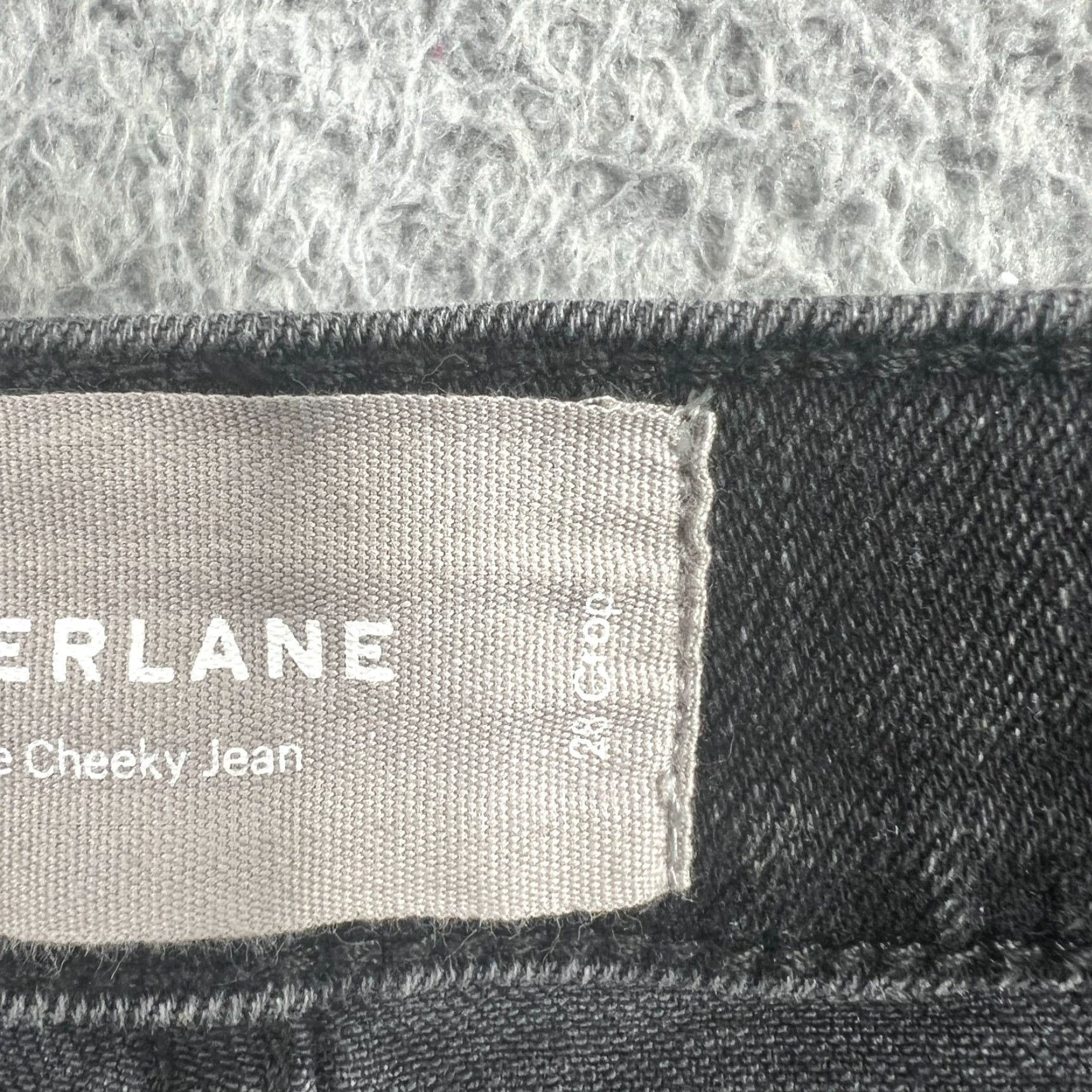 Everlane VINTAGE Everlane Women's 28 Jeans Cropped Straight Black 90s Curvy Cotton Denim Mom Style Size 28" / US 6 / IT 42 - 6 Thumbnail