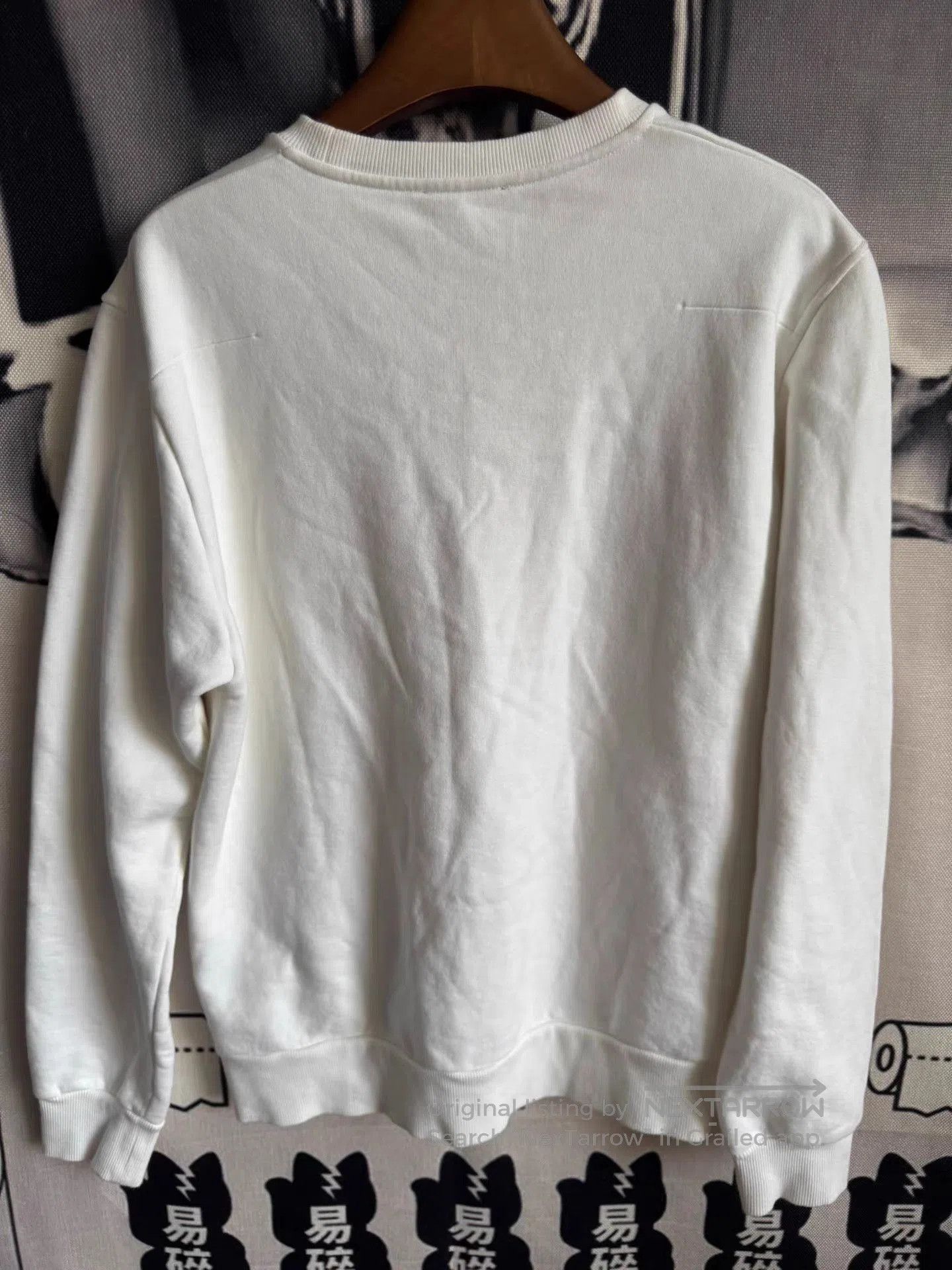 Dior White Long Sleeve Graphic Sweatshirt. Size US M / EU 48-50 / 2 - 2 Thumbnail