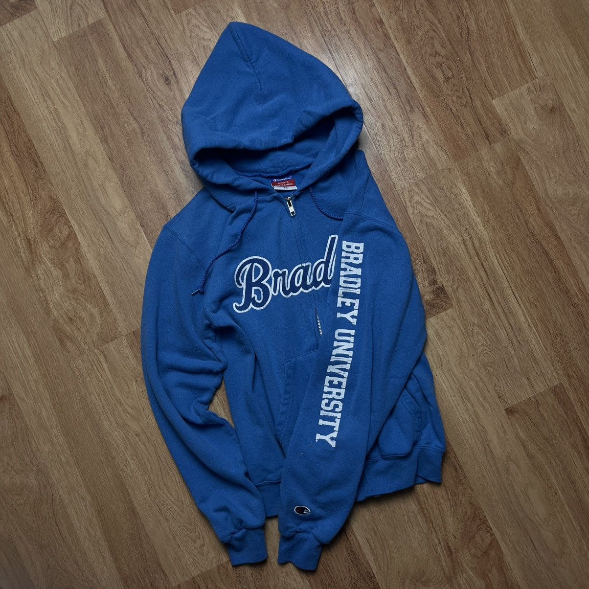 Champion Vintage Champion Bradley University Zip Up Size US XS / EU 42 / 0 - 1 Thumbnail