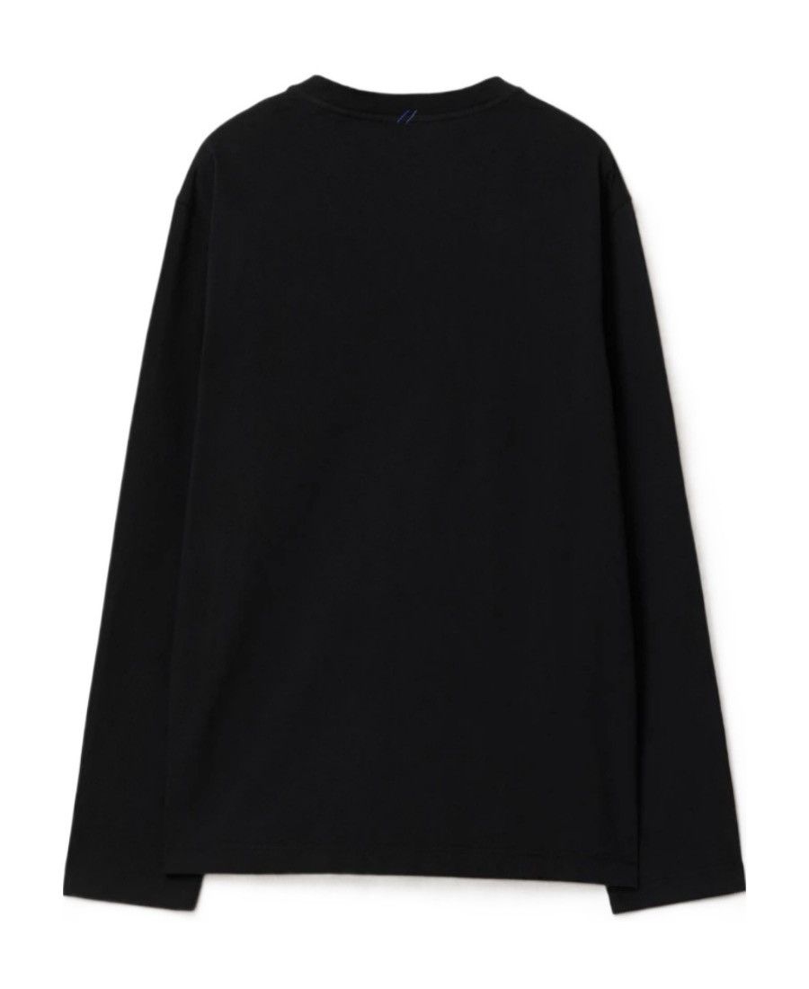 Burberry Burberry Long-Sleeve Equestrian Knight Patch T-Shirt Size US XXL / EU 58 / 5 - 2 Thumbnail
