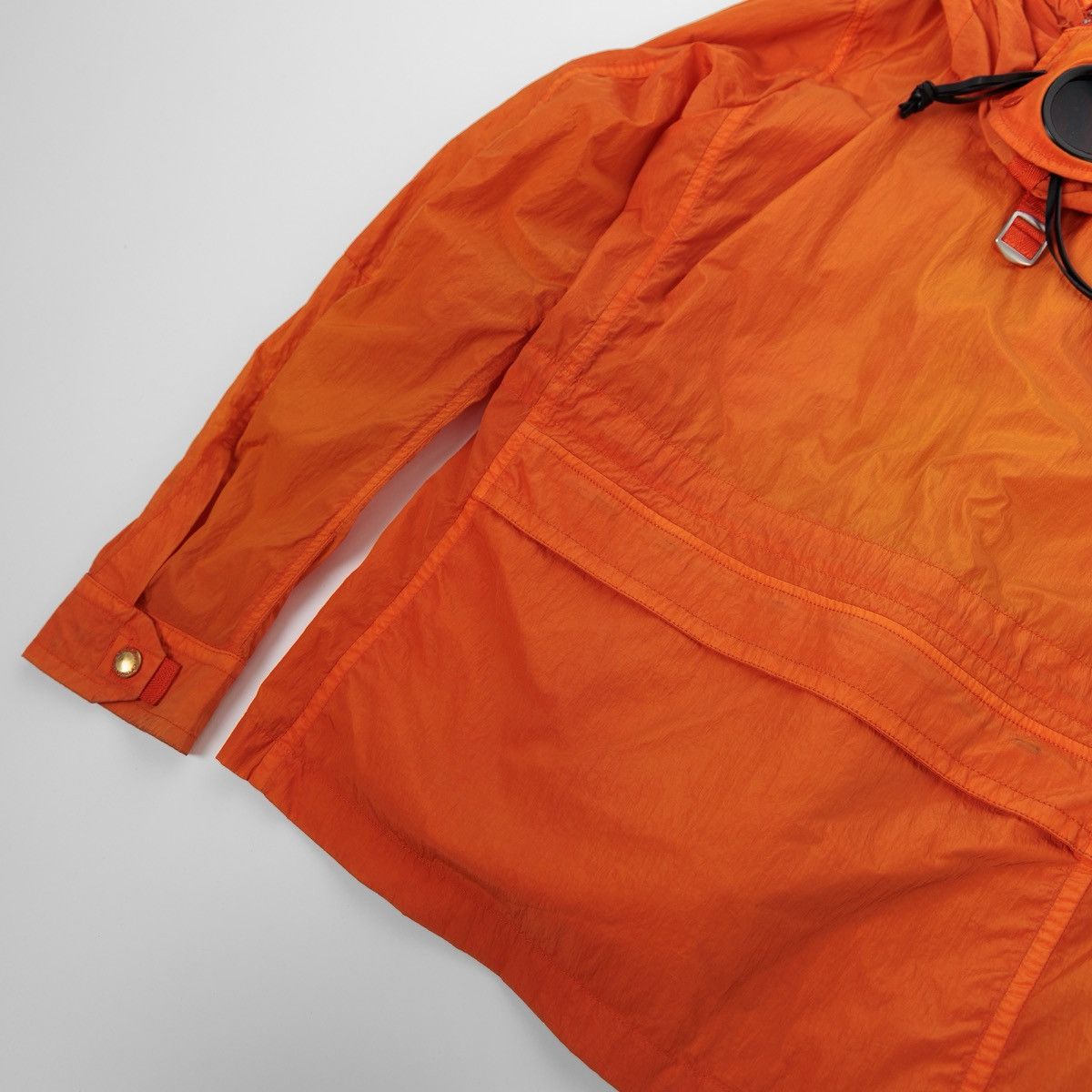 C.P. Company CP Company Goggle Jacket Mens Rare Nylon Orange Hooded Lens Size US M / EU 48-50 / 2 - 11 Thumbnail