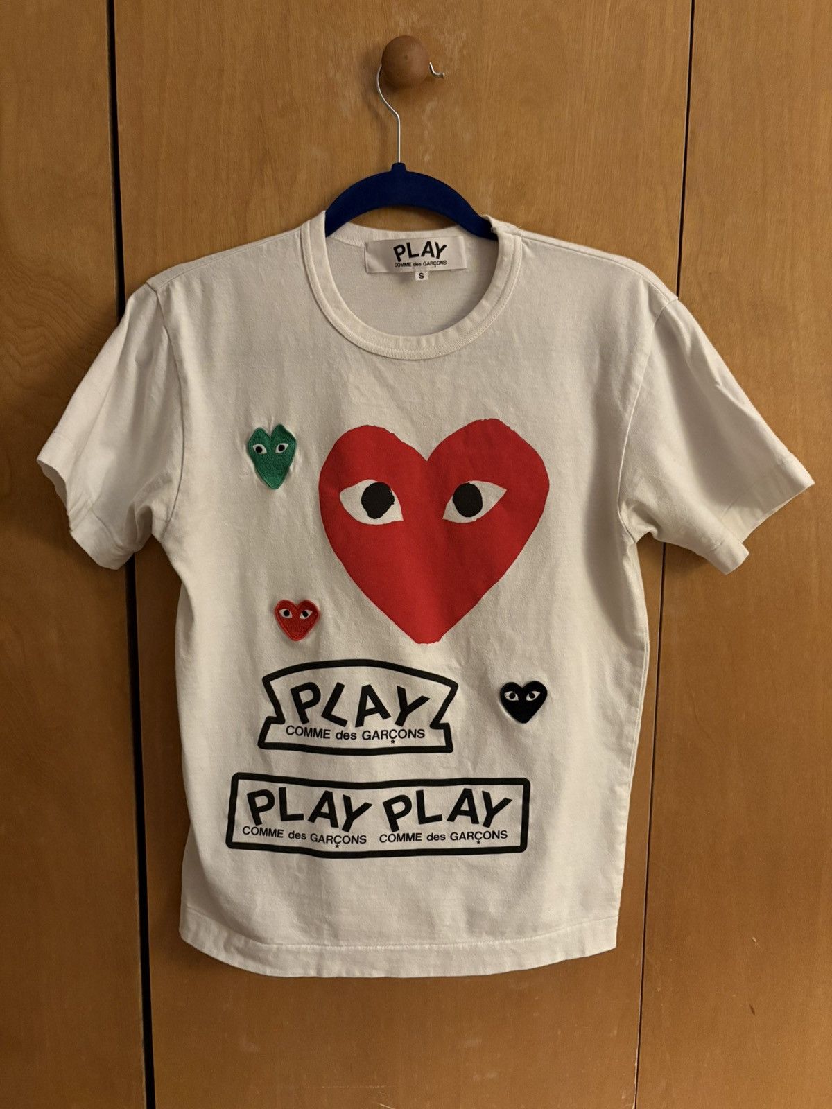 Comme des Garcons PLAY Comme Des Garcons Play Heart Tee Size US S / EU 44-46 / 1 - 1 Thumbnail