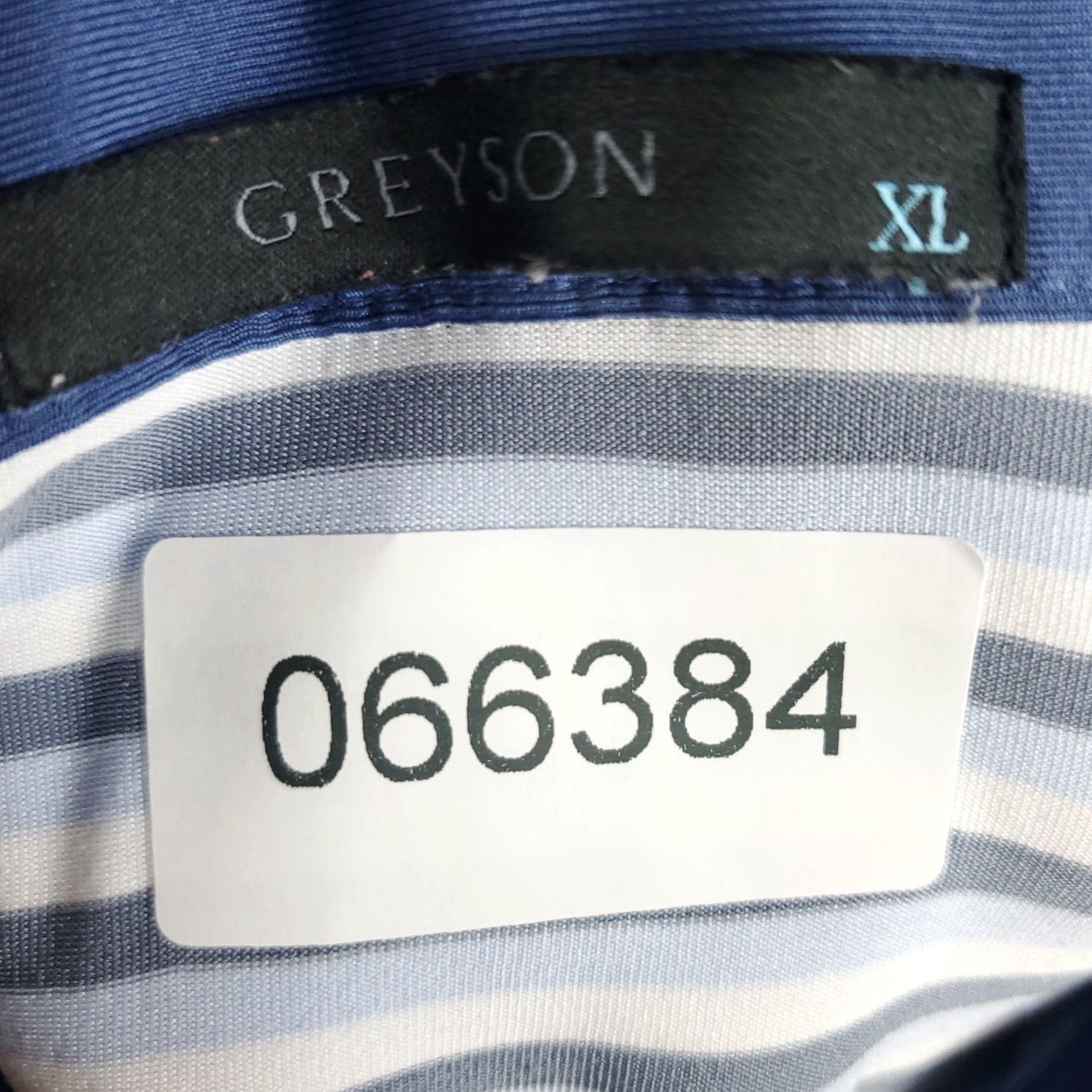 Vintage Greyson Polo Shirt Mens XL Blue Striped Polo Short Sleeve Golf Casual Size US XL / EU 56 / 4 - 7 Thumbnail