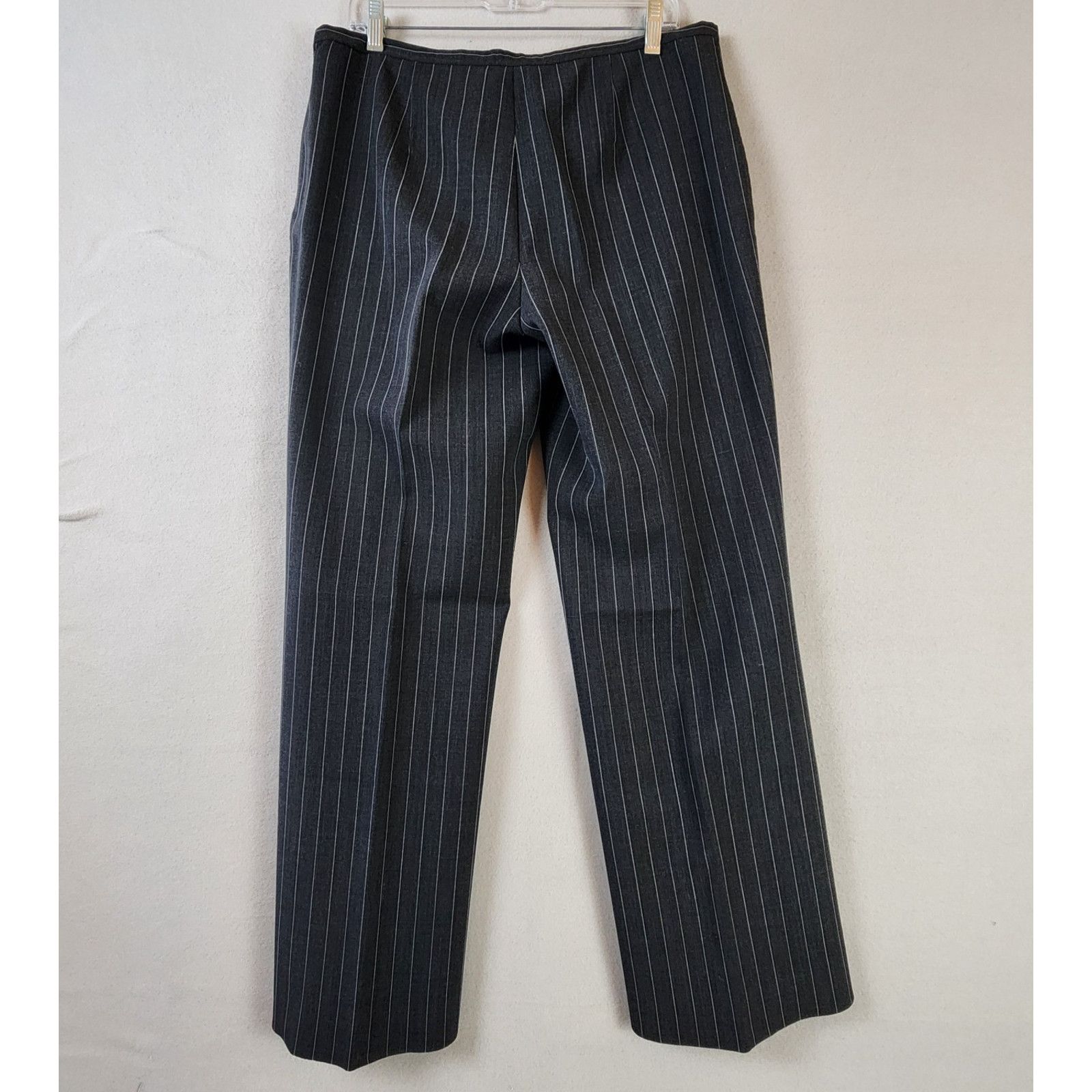 Escada Escada Pinstripe Pant Suit Blazer+Trousers Women Sz 12 Wool Size XL / US 12-14 / IT 48-50 - 5 Thumbnail