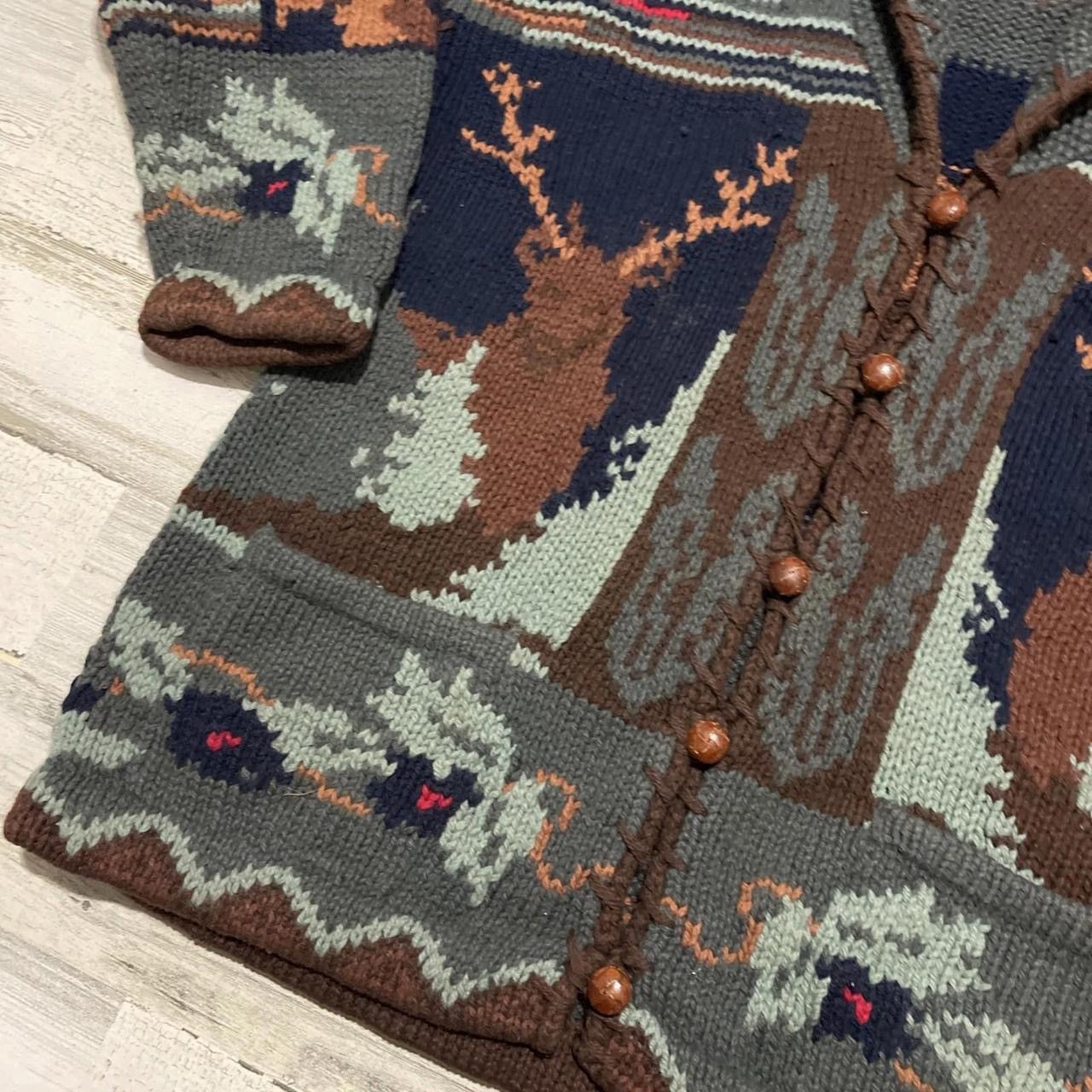 Eddie Bauer Vintage Eddie Bauer Wool Cowichan Cardigan Sweater Deer Dog Size US S / EU 44-46 / 1 - 5 Thumbnail