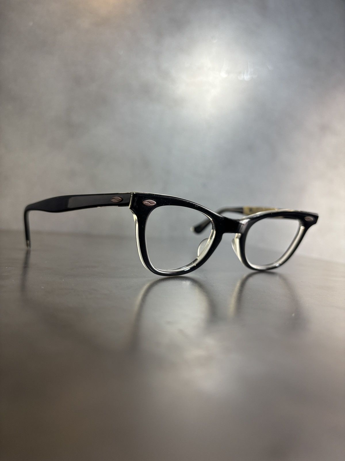 American Optical 1960s Vintage American Optical Eyeglasses Frames B&L MCM Mod Size ONE SIZE - 1 Thumbnail
