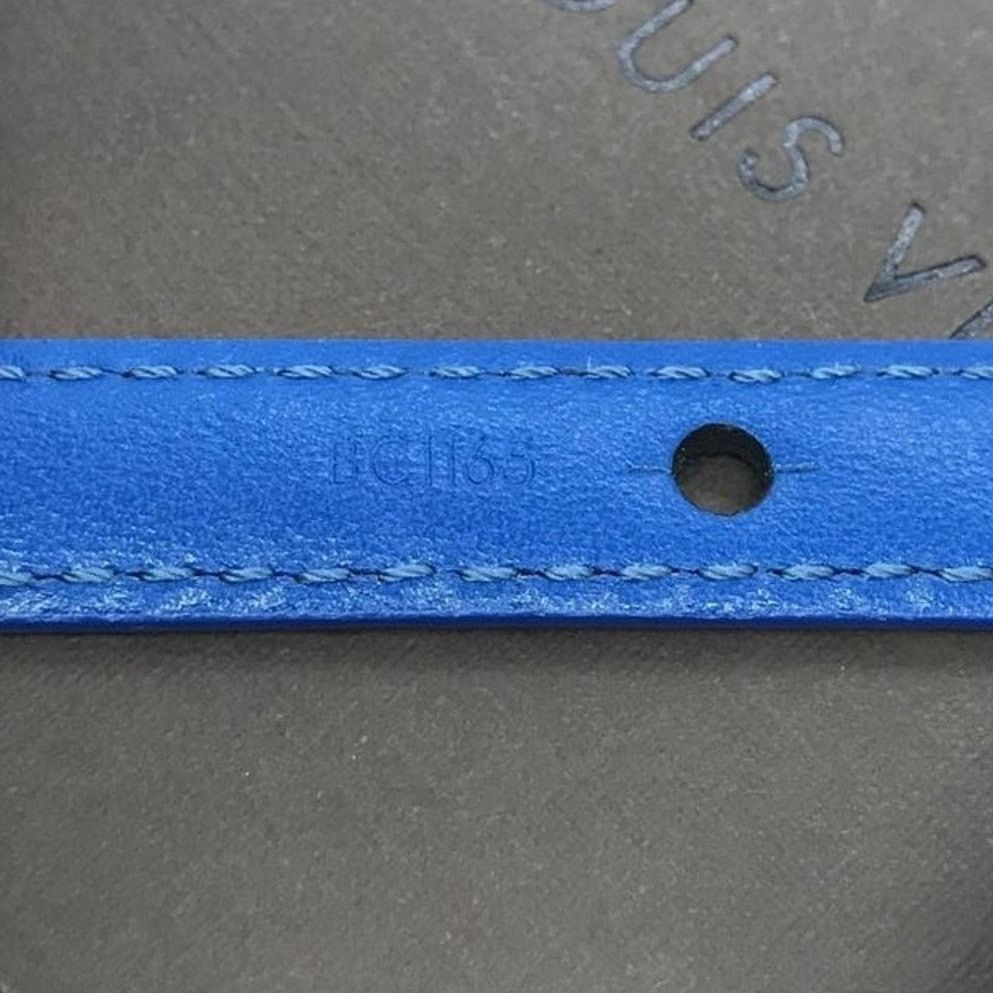 Louis Vuitton Louis VuittonLock It wrap bracelet blue silver monogram auth Size ONE SIZE - 8 Thumbnail