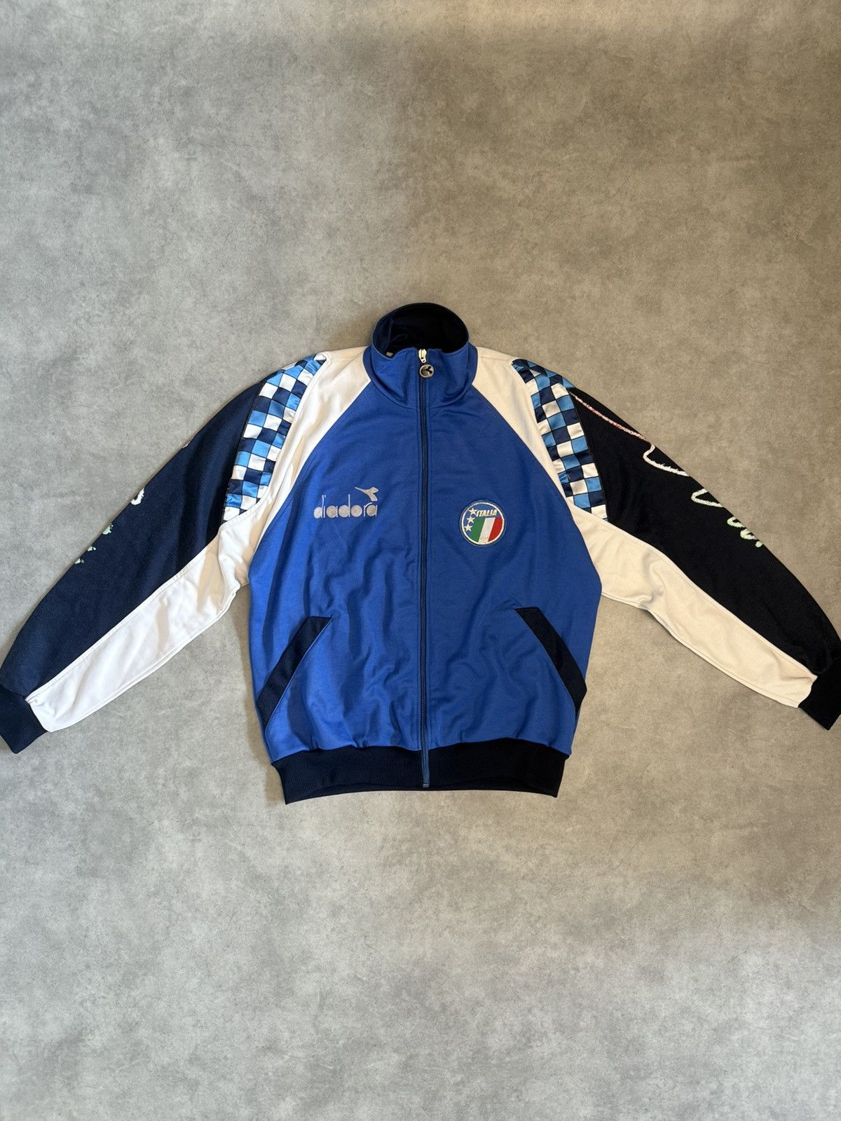 Diadora Diadora Vintage zip Italy 1990 jersey Size US L / EU 52-54 / 3 - 1 Thumbnail