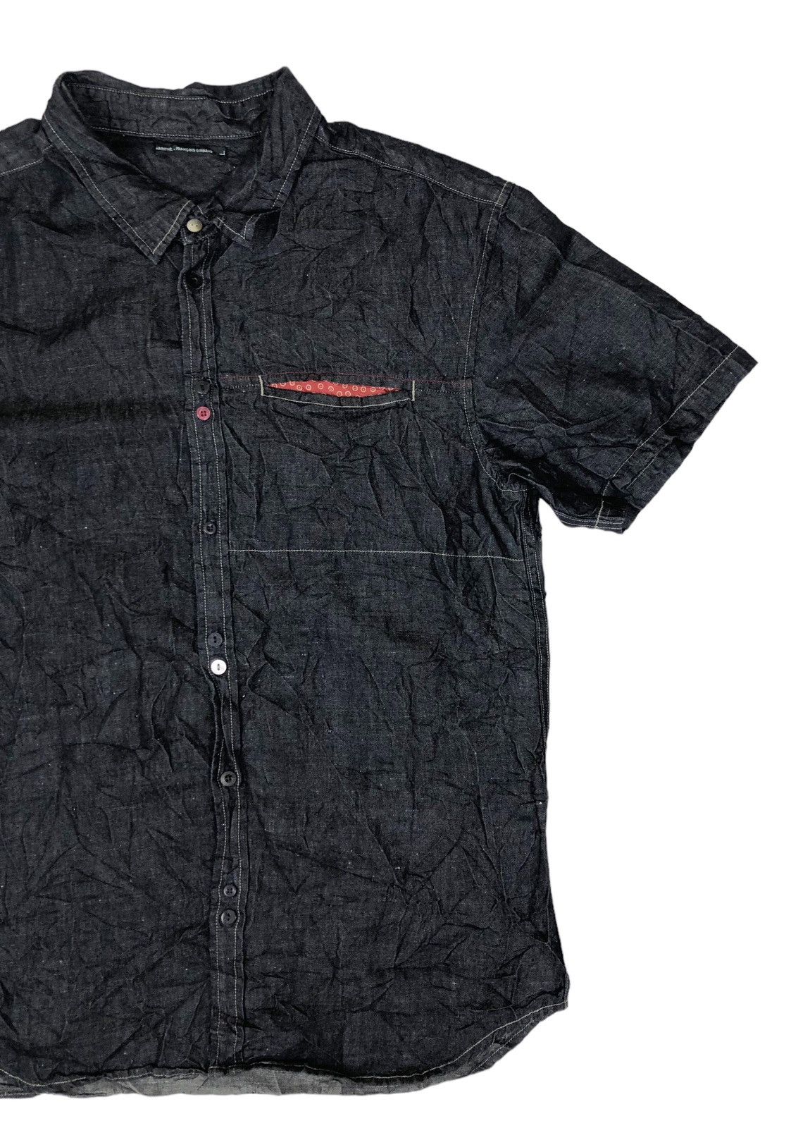 Japanese Brand × Marithe + Francois Girbaud Marithe Francois Girbaud Blue Indigo Button Up Shirt Size US L / EU 52-54 / 3 - 5 Thumbnail