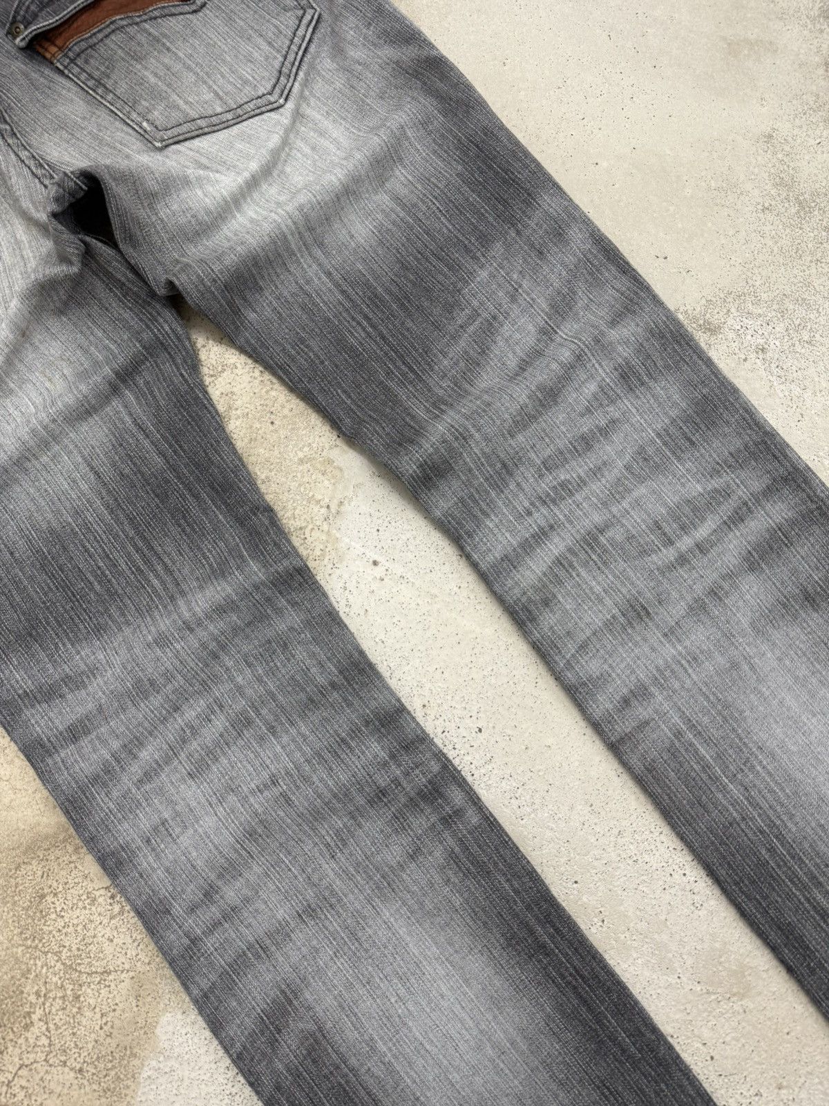 Nicole Club Monsieur Nicole 1974 Whisker Straight Leg Distressed Pants Size US 32 / EU 48 - 13 Thumbnail