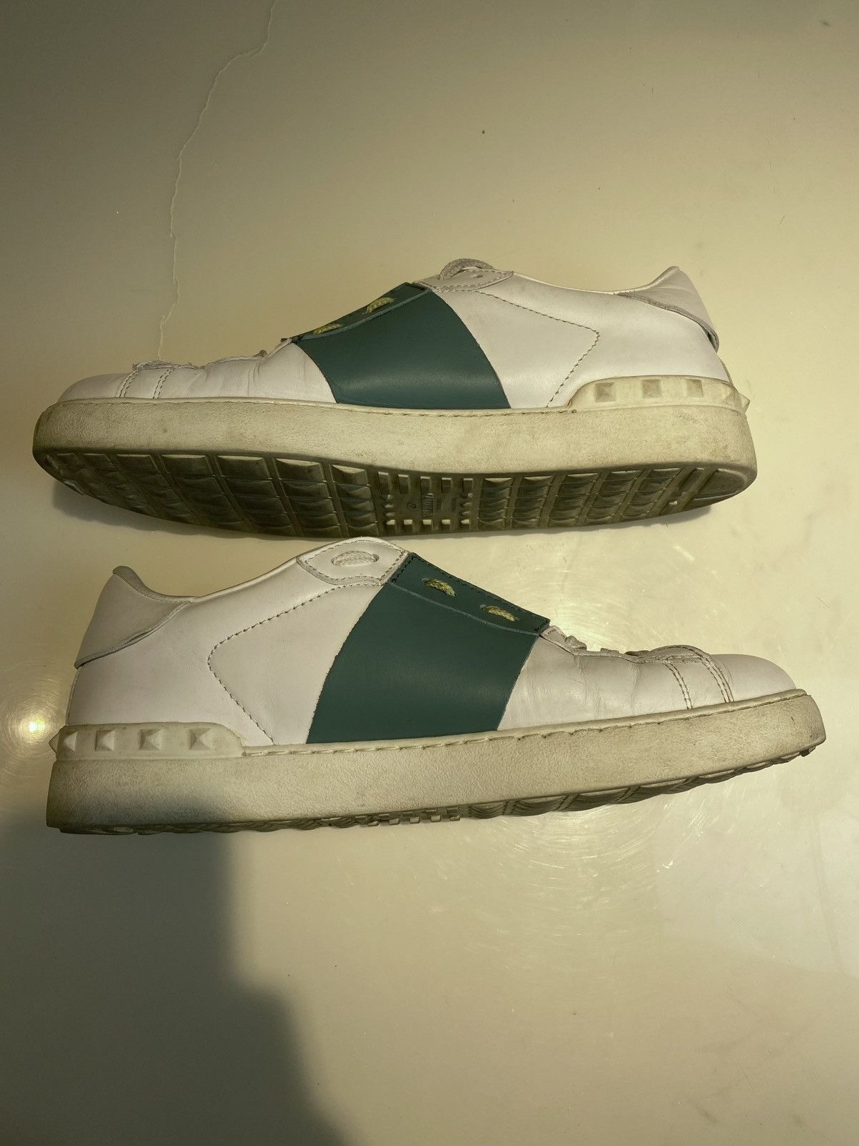 Valentino Valentino White Studs Laced Sneaker 43 Size US 10 / EU 43 - 6 Thumbnail