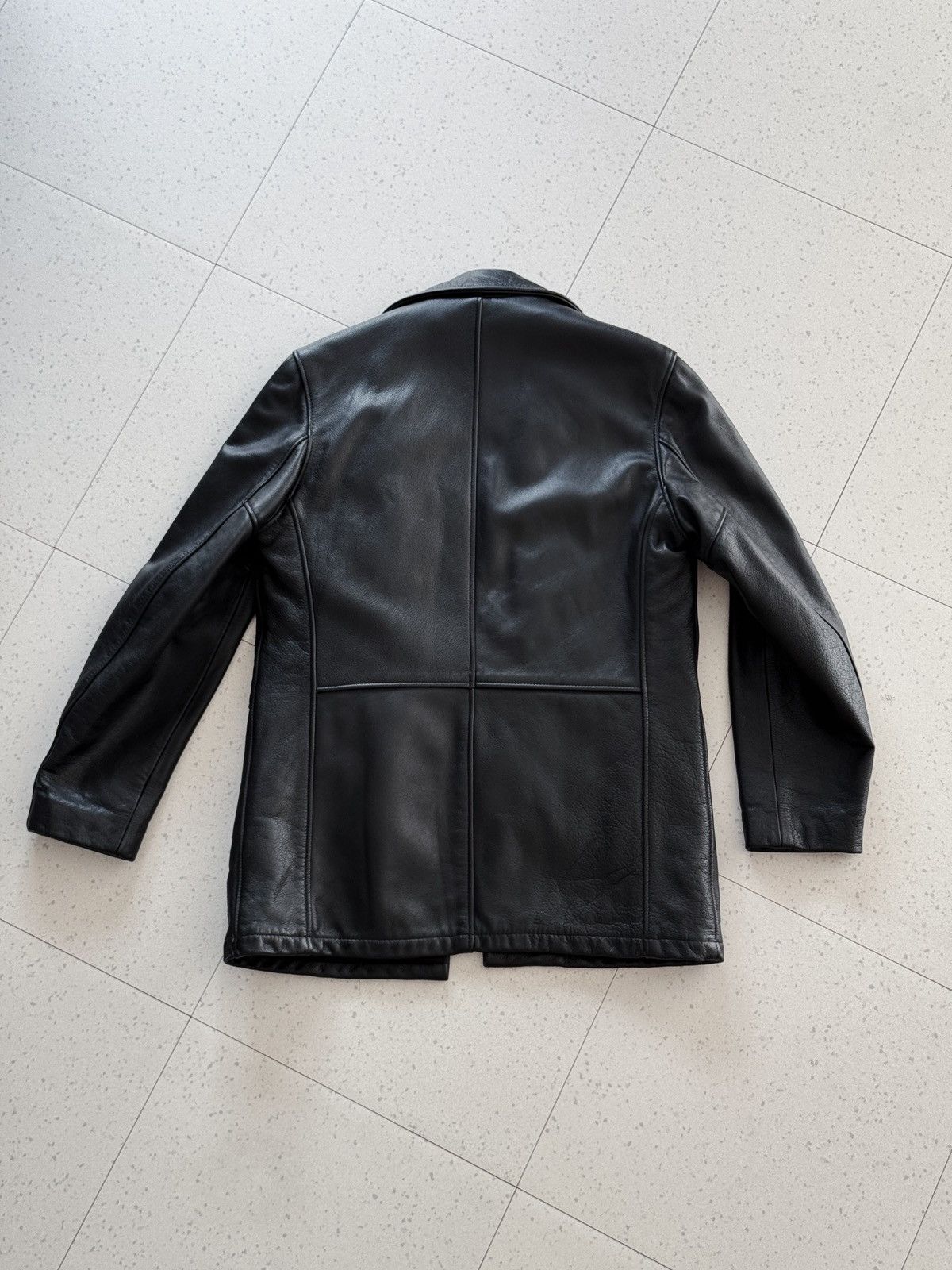 Schott Vintage 90s Schott Leather Carcoat Size US XS / EU 42 / 0 - 9 Thumbnail
