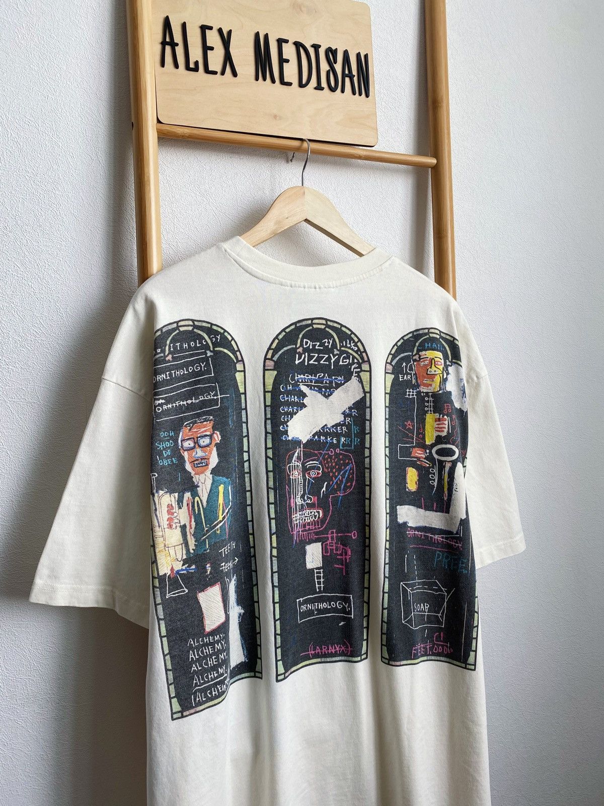 H&M × Jean-Michel Basquiat × Who Decides War WHO DECIDES WAR x BASQUIAT x H&M RELAXED FIT COTTON T-SHIRT Size US XXL / EU 58 / 5 - 4 Thumbnail