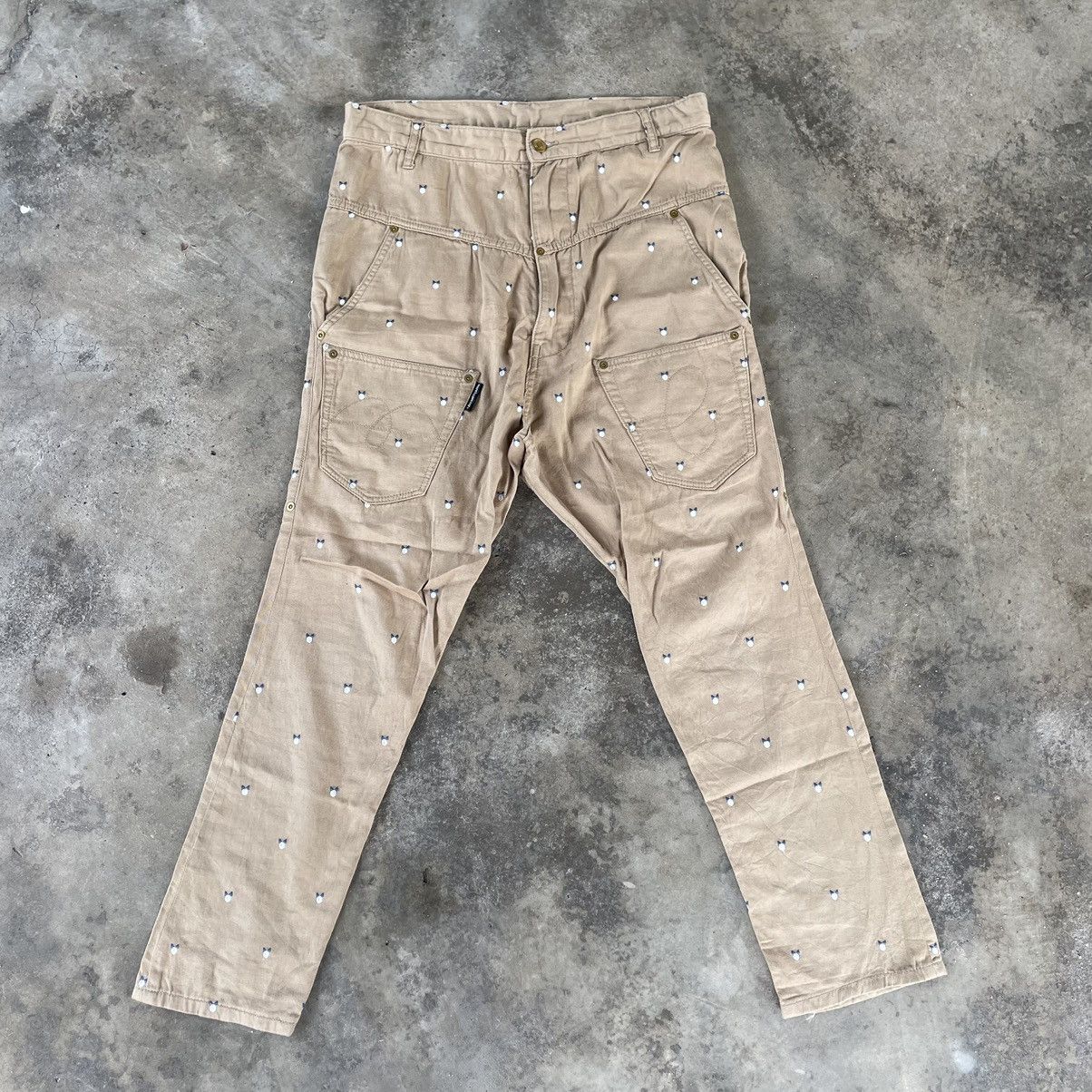 Issey Miyake × Japanese Brand × mercibeaucoup 🔥🔥🇯🇵Mercibeaucoup Issey Miyake Drop Croth Multipockets Pants Size US 34 / EU 50 - 1 Thumbnail