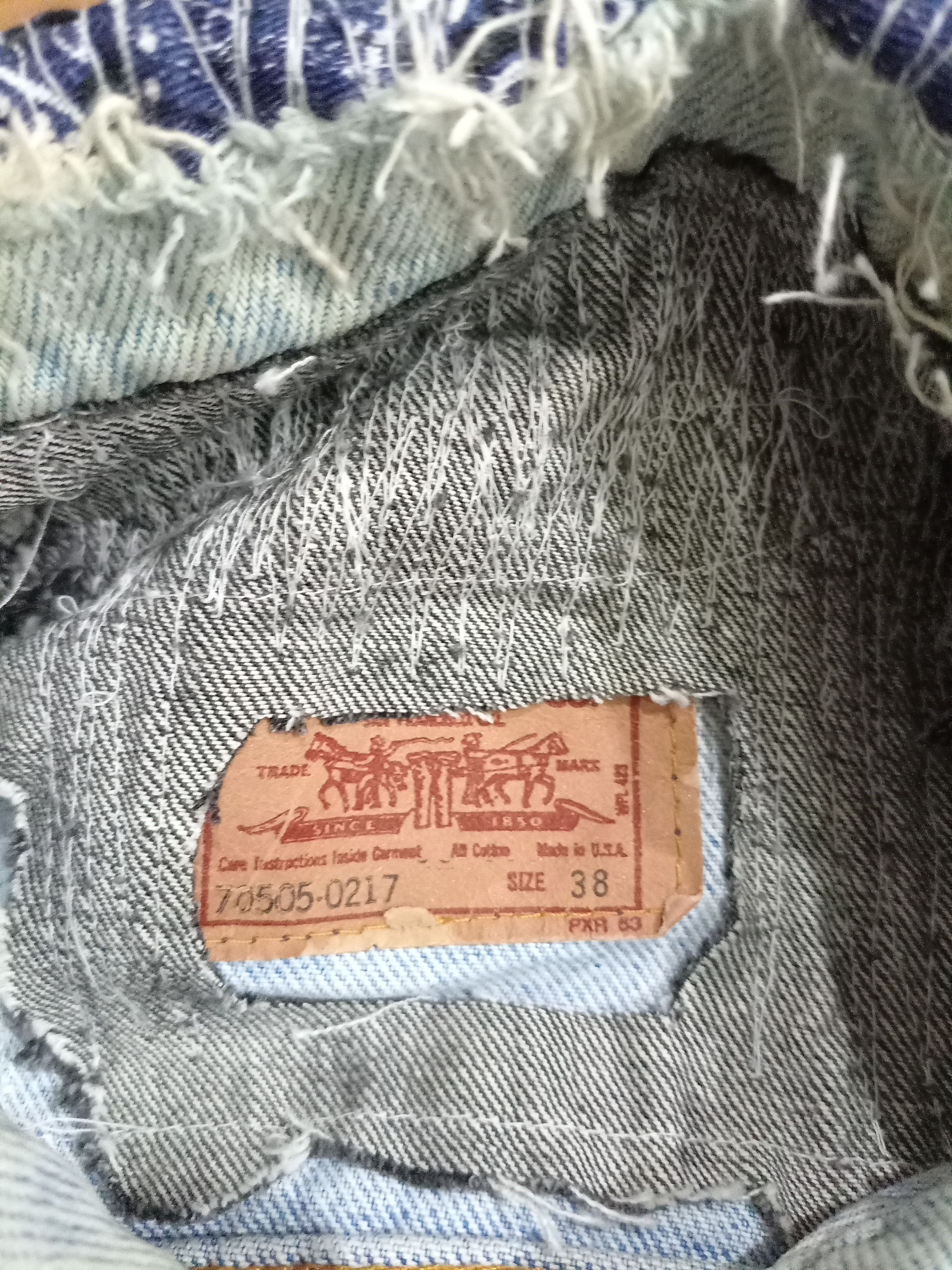 Levi's × Vintage Levis Patchwork Vintage denim trucker Jacket size small Size US S / EU 44-46 / 1 - 4 Thumbnail