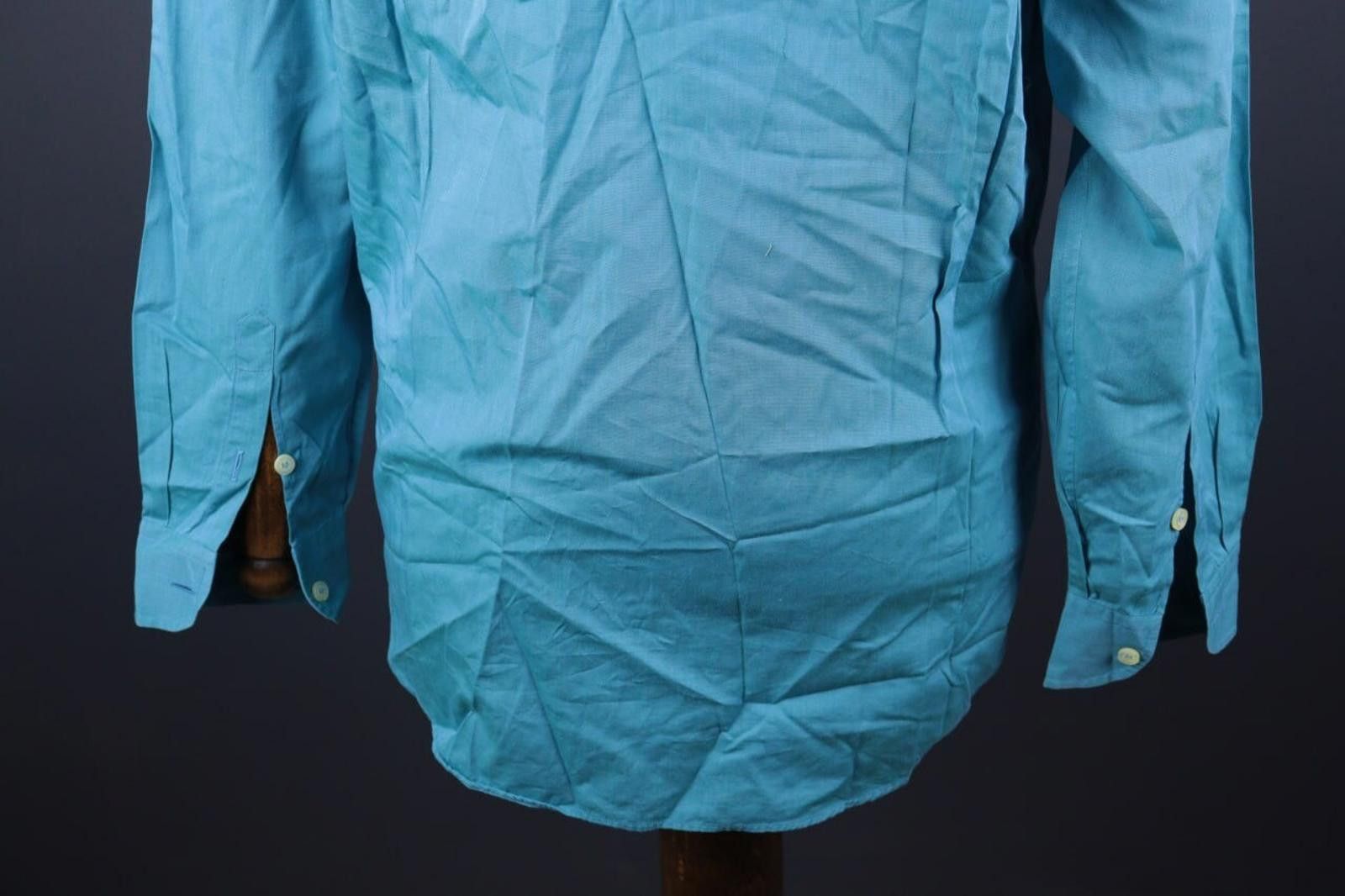 Romeo Gigli Romeo Gigli Milano Blue Button Down Shirt Size 39 / 15.5 Size US M / EU 48-50 / 2 - 8 Thumbnail