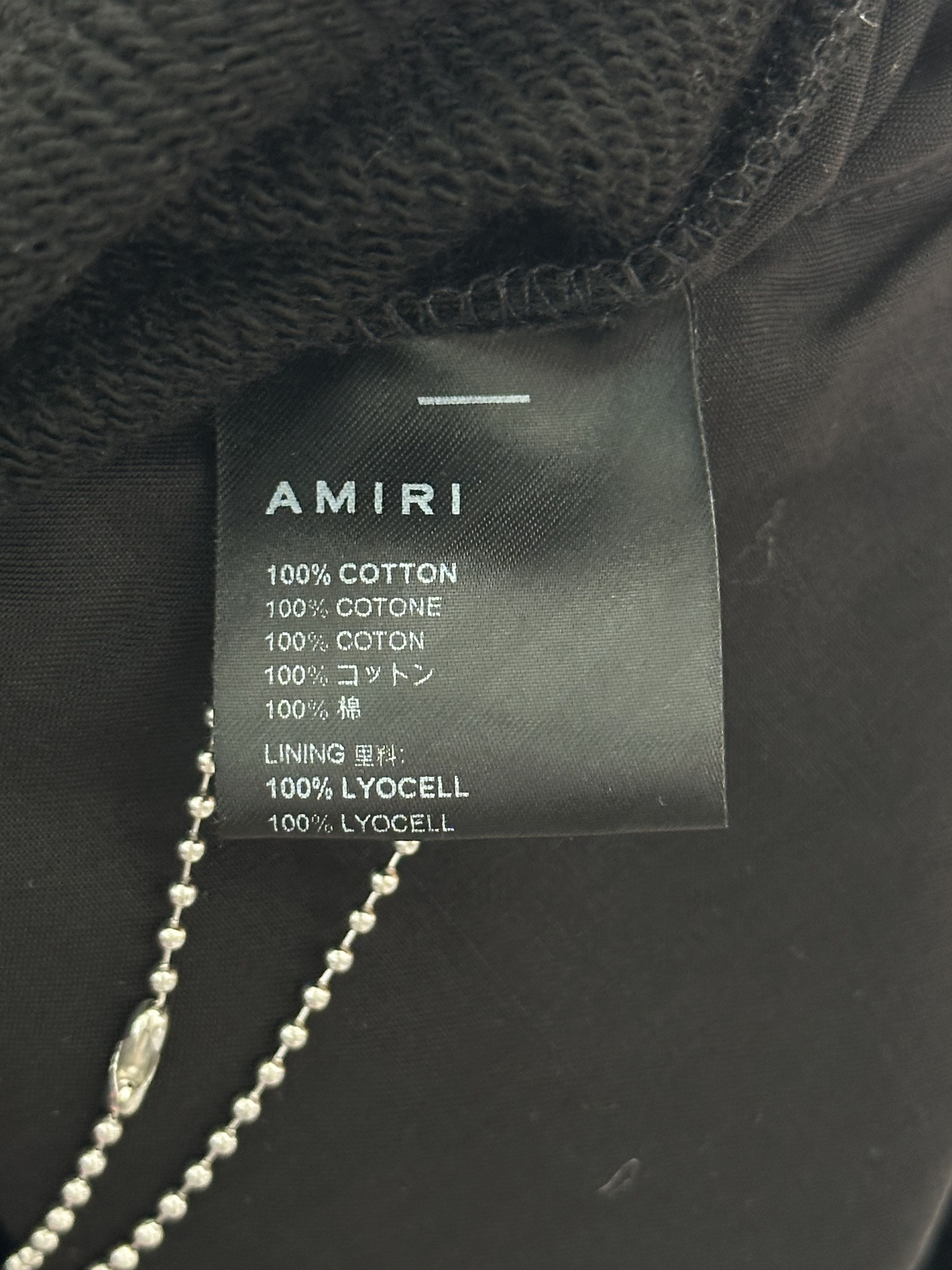 Amiri Amiri Black & Watercolor MA Bar Logo Shorts Size US 30 / EU 46 - 4 Thumbnail