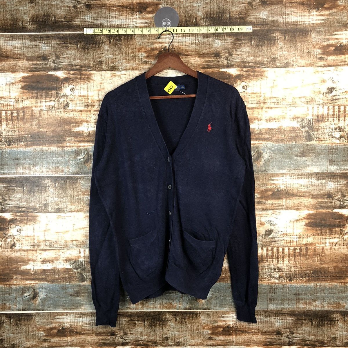 Polo Ralph Lauren DL Polo Ralph Lauren Dark Blue cardigan Knitwear #C730 Size US S / EU 44-46 / 1 - 1 Thumbnail