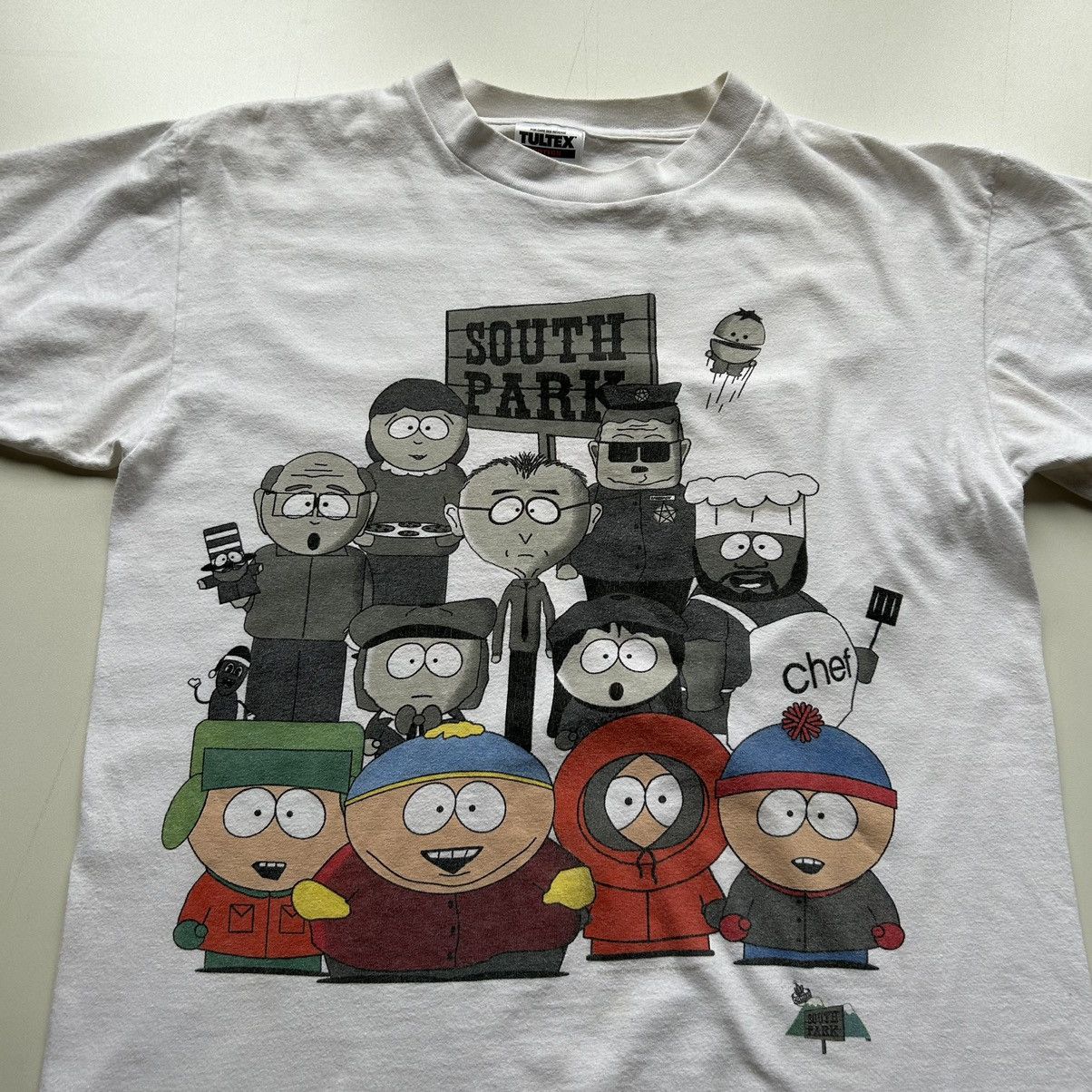 Vintage 90s South Park Cartoon Graphic T Shirt Rare Medium