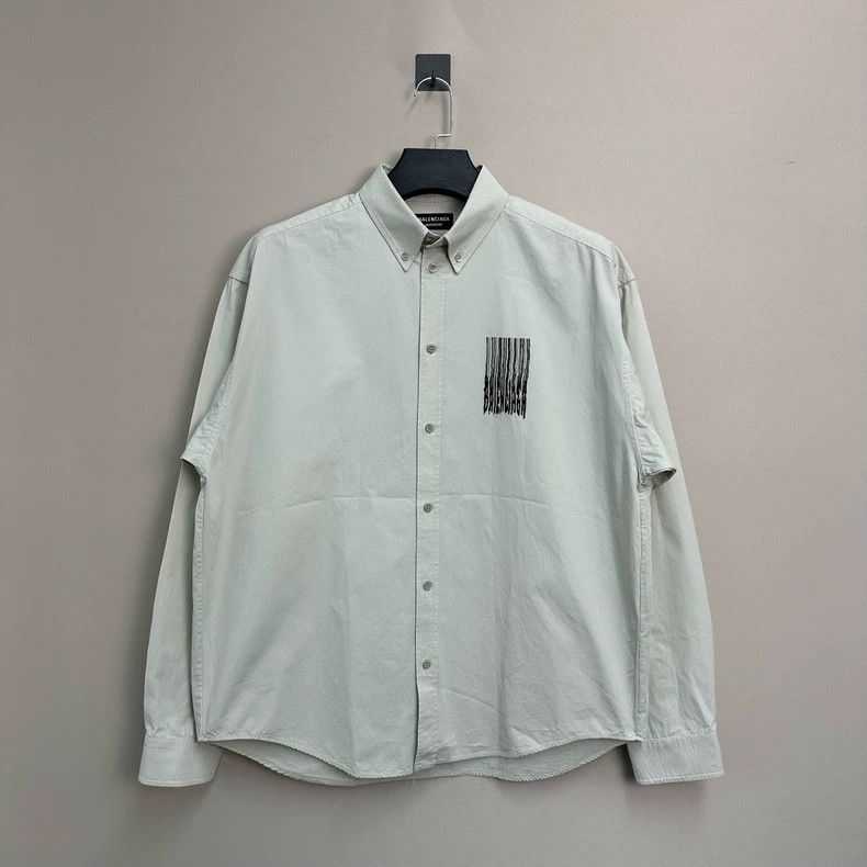 Balenciaga Balenciaga size 37 Waterfall Embroidered Shirt Size US XS / EU 42 / 0 - 1 Thumbnail