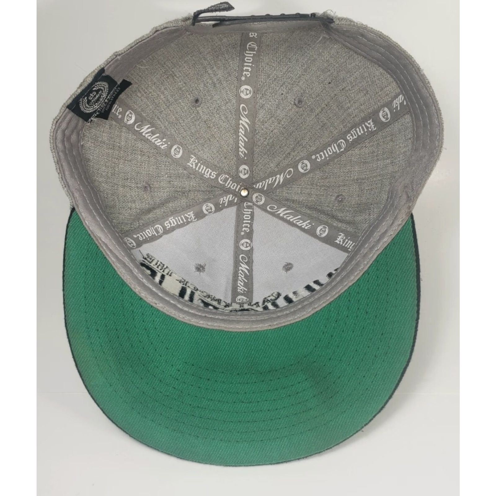 Logo 7 Kings Choice You Can't Knock The Hustle Black SnapBack Hat Basketball Logo Men's Adjustable Hat Size ONE SIZE - 5 Thumbnail