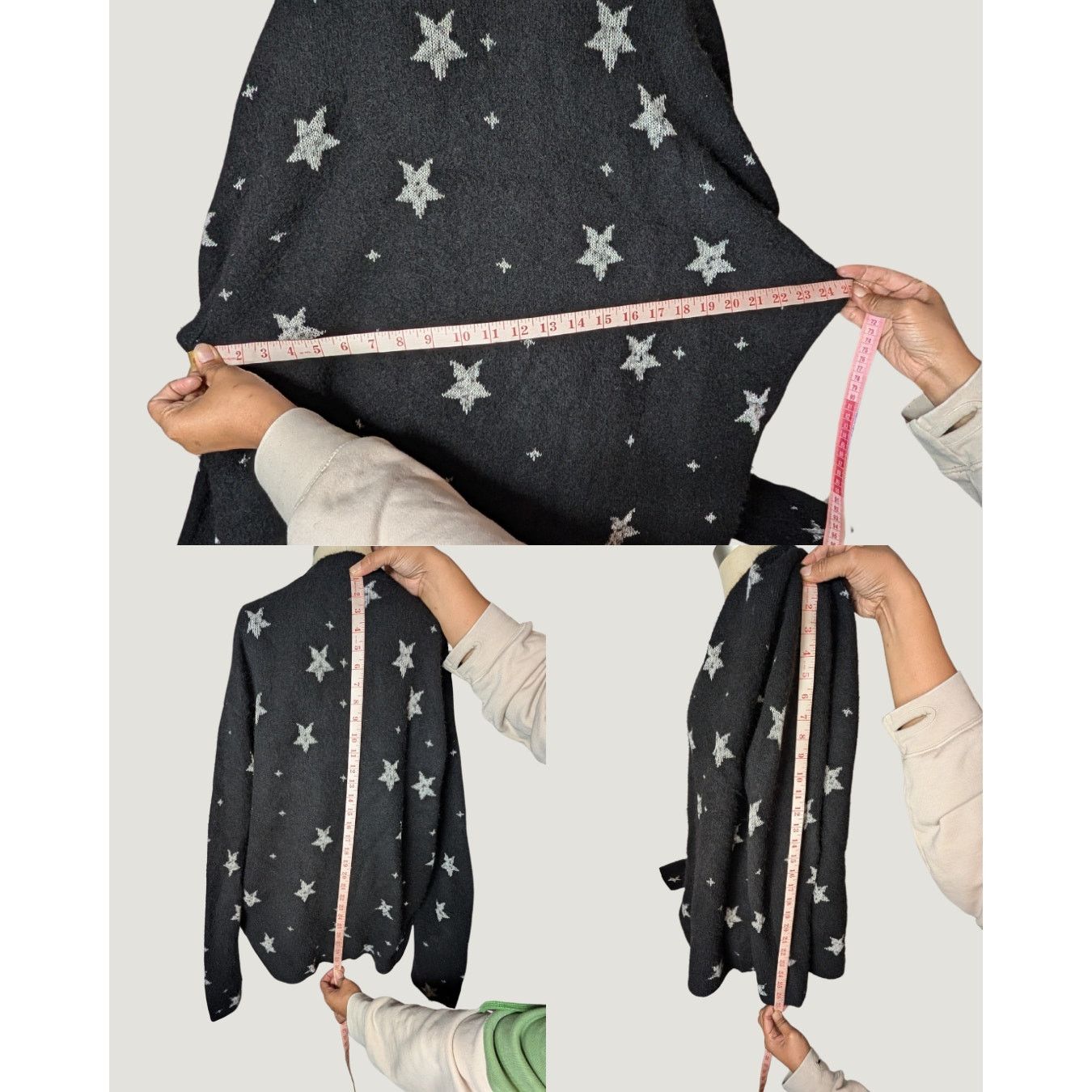 Allsaints AllSaints Stars Crew Ngeck Knitted Long-sleeve Black Sweater Size US XXL / EU 58 / 5 - 7 Thumbnail