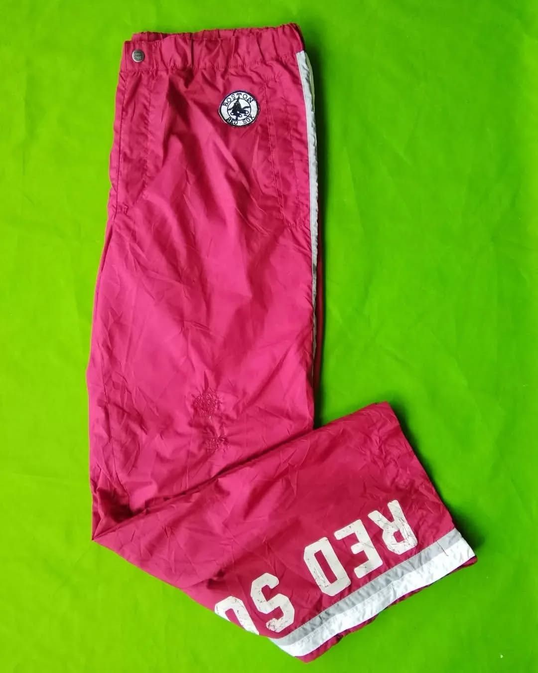 MLB × Uniqlo × Vintage Y2K MLB Red Sox x Uniqlo Track Pants Size US 39 - 3 Thumbnail