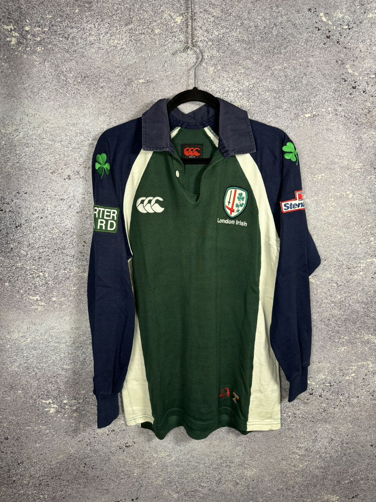 Canterbury of New Zealand × Vintage Vintage 2003 London Irish Union CanterburyRugby Jersey Size US M / EU 48-50 / 2 - 1 Thumbnail