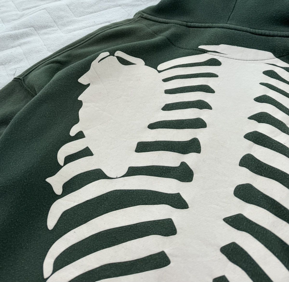 Japanese Brand The Black Adams Skeleton Back Print Hoodie Faded Streetwear Size US M / EU 48-50 / 2 - 3 Thumbnail