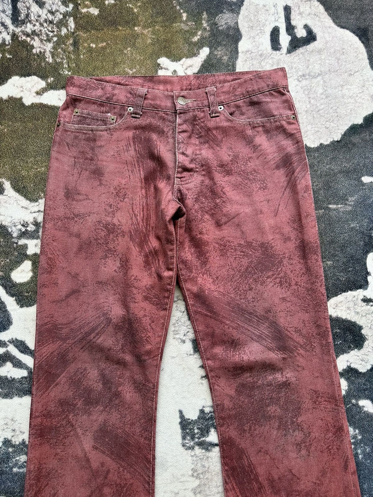 Tornado Mart 00’s Tornado Mart Japan trompe l’oeil denim archive Size US 31 - 3 Thumbnail