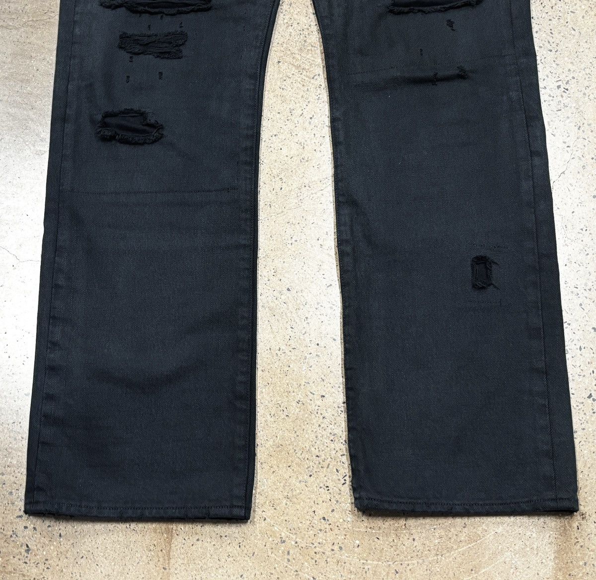 Visvim Visvim 21ss 01.2D17 Social Sculpture Blk Damaged-17 Size US 34 / EU 50 - 9 Thumbnail