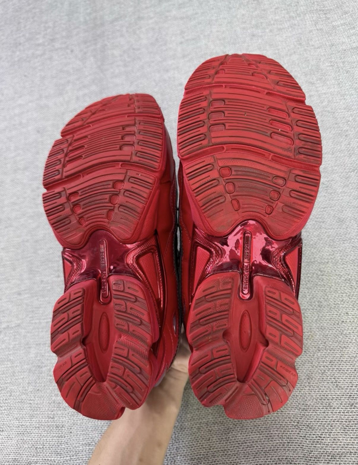 Adidas Adidas Raf Simons Ozweego Burgundy colorway K37 Size US 9.5 / EU 42-43 - 6 Thumbnail