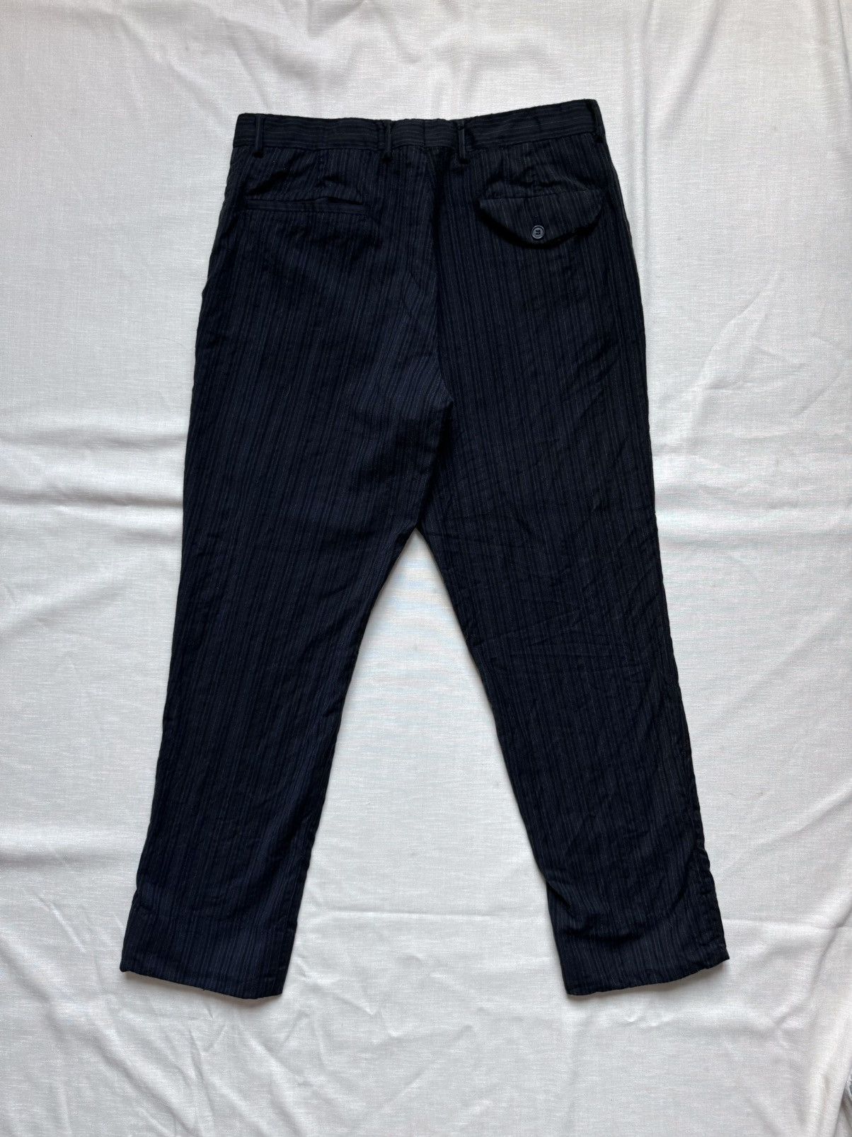 Miu Miu Wool Pinstripe Trousers Size US 31 - 4 Thumbnail