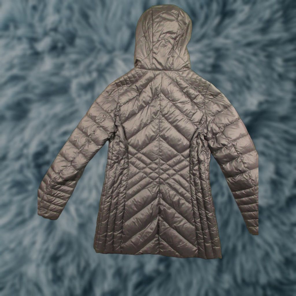 Saks Fifth Avenue Saks Fifth Avenue Jacket Women Puffer Hooded Long Black Down Quilted Packable Winter M Size M / US 6-8 / IT 42-44 - 1 Thumbnail