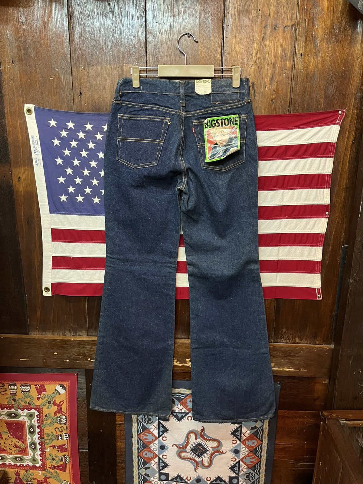 Japanese Brand × Vintage Big Stone Boot Cut Denim Pants Size US 31 - 1 Thumbnail