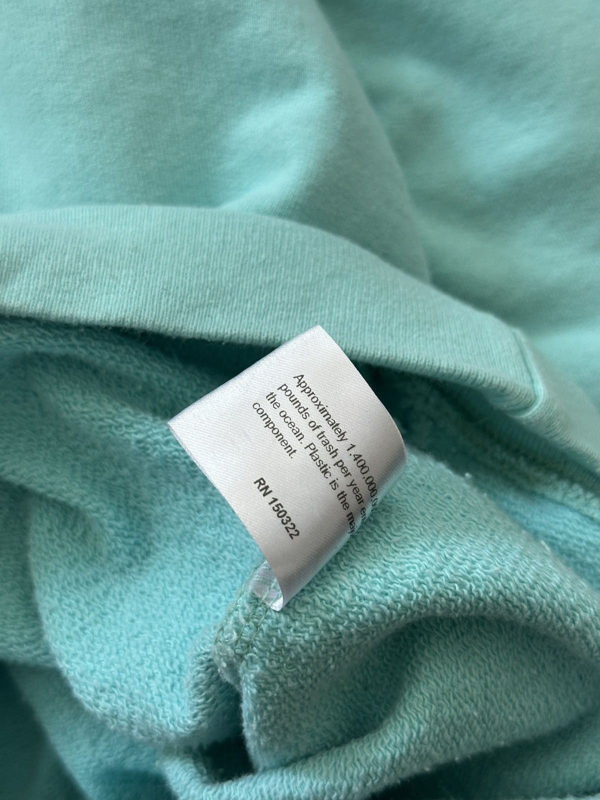 Noah NOAH NYC "It's a very deep sea" Sky Blue Sweatshirt Size XL Size US XL / EU 56 / 4 - 14 Thumbnail