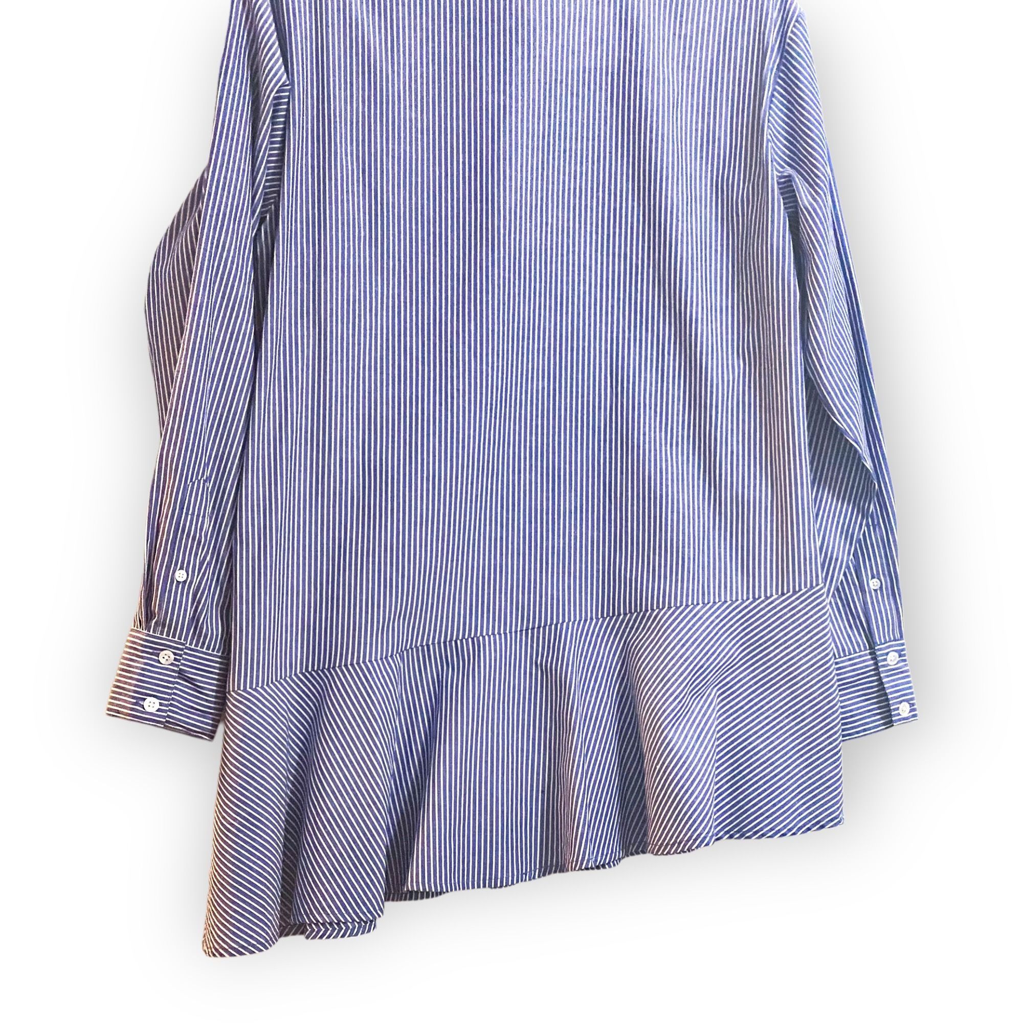Veronica Beard Veronica Beard Gilda Oversized Striped Cotton shirt. Size 4, Size S / US 4 / IT 40 - 8 Thumbnail
