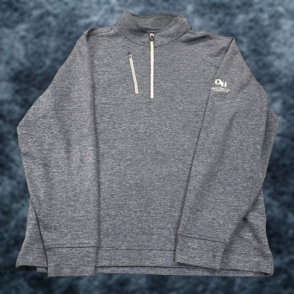 Footjoy FootJoy Quail Hollow Golf Jacket Mens XL Blue 1/4 Zip Pullover Size US XL / EU 56 / 4 - 1 Thumbnail